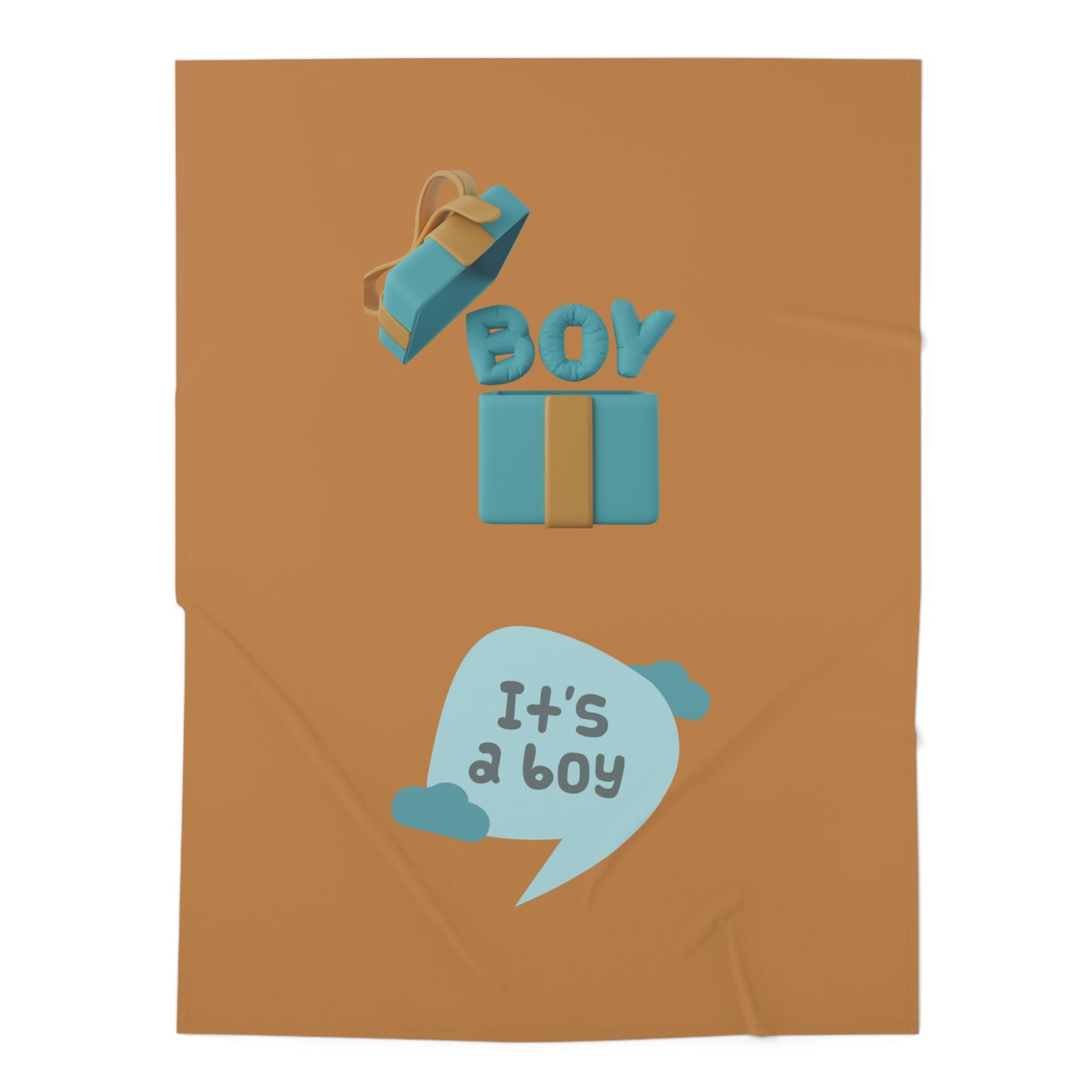 It's A Boy Baby Swaddle Blanket #IAB3