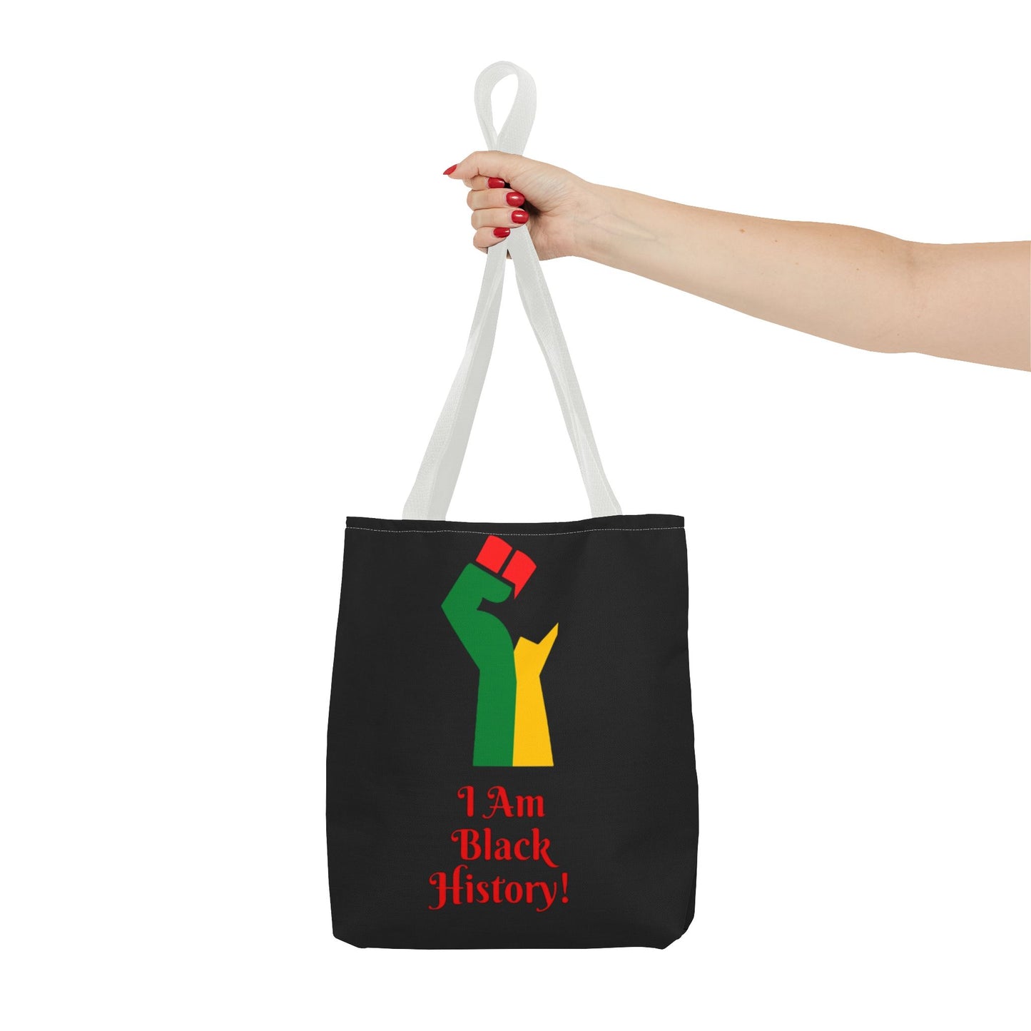 Empowering Black History Tote Bag - "I Am Black History!"