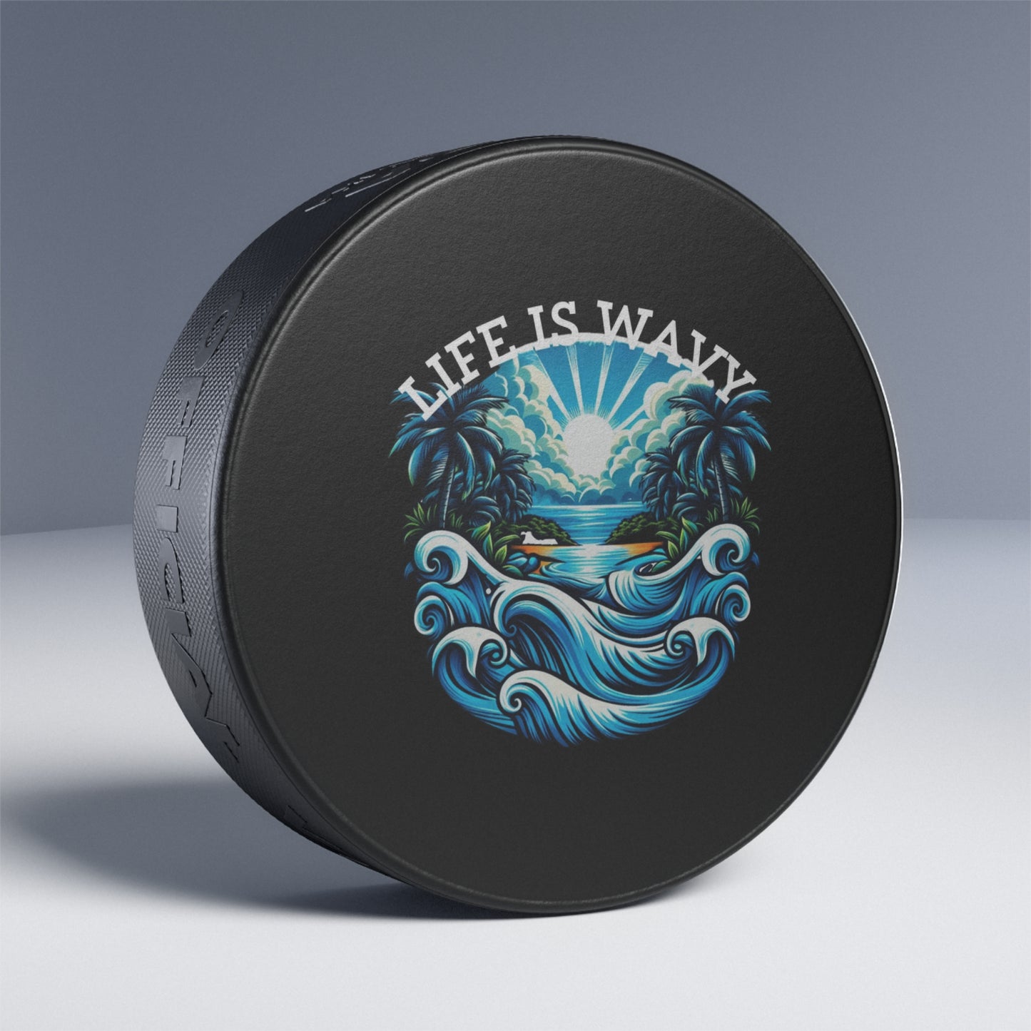Life is Wavy Hockey Puck #LW1