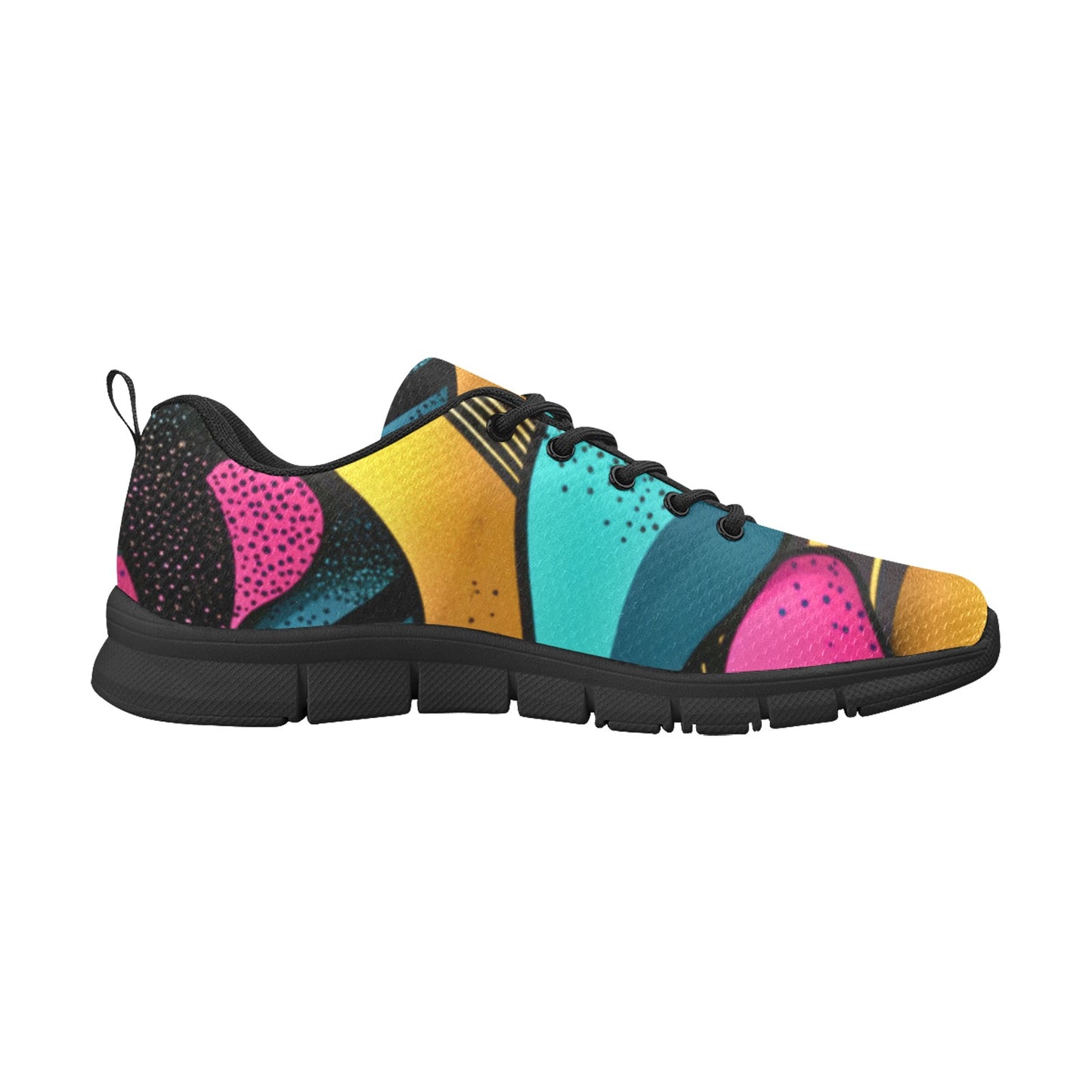 Geometric Pattern Breathable Runnung Shoes Women's Breathable Running Shoes (Model 055)