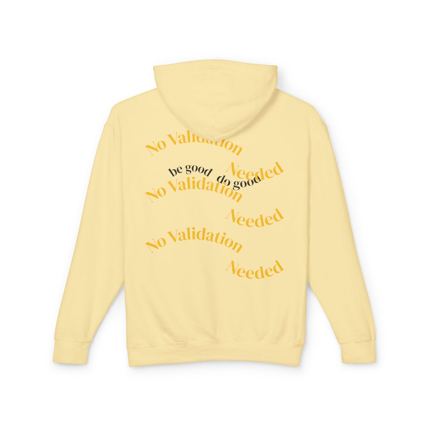 Empowering Affirmations Lightweight Hoodie, Inspirational Sweatshirt, Self Love