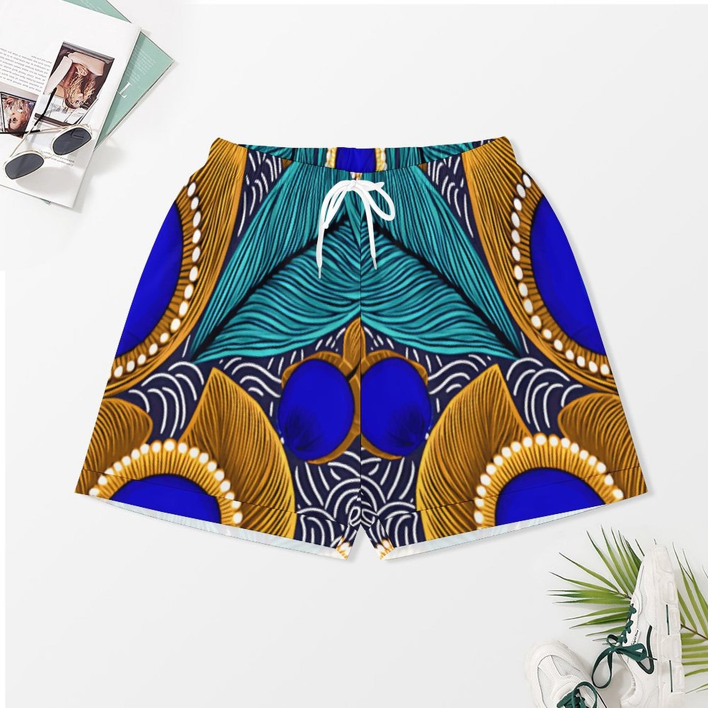 Peacock Pattern 120gsm Worn-effect Fabric Women Satin Pajama Set 201 (All-Over Printing)