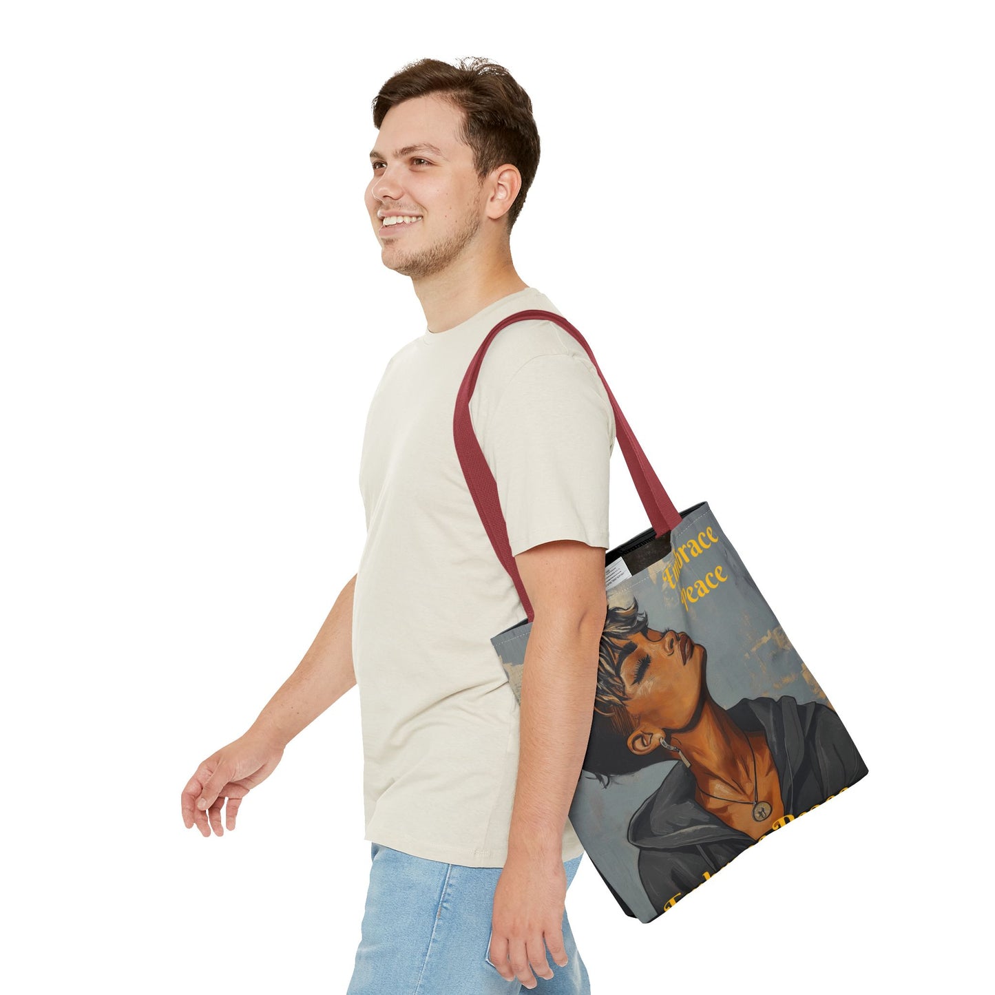 Embrace Peace Tote Bag (AOP) #T7