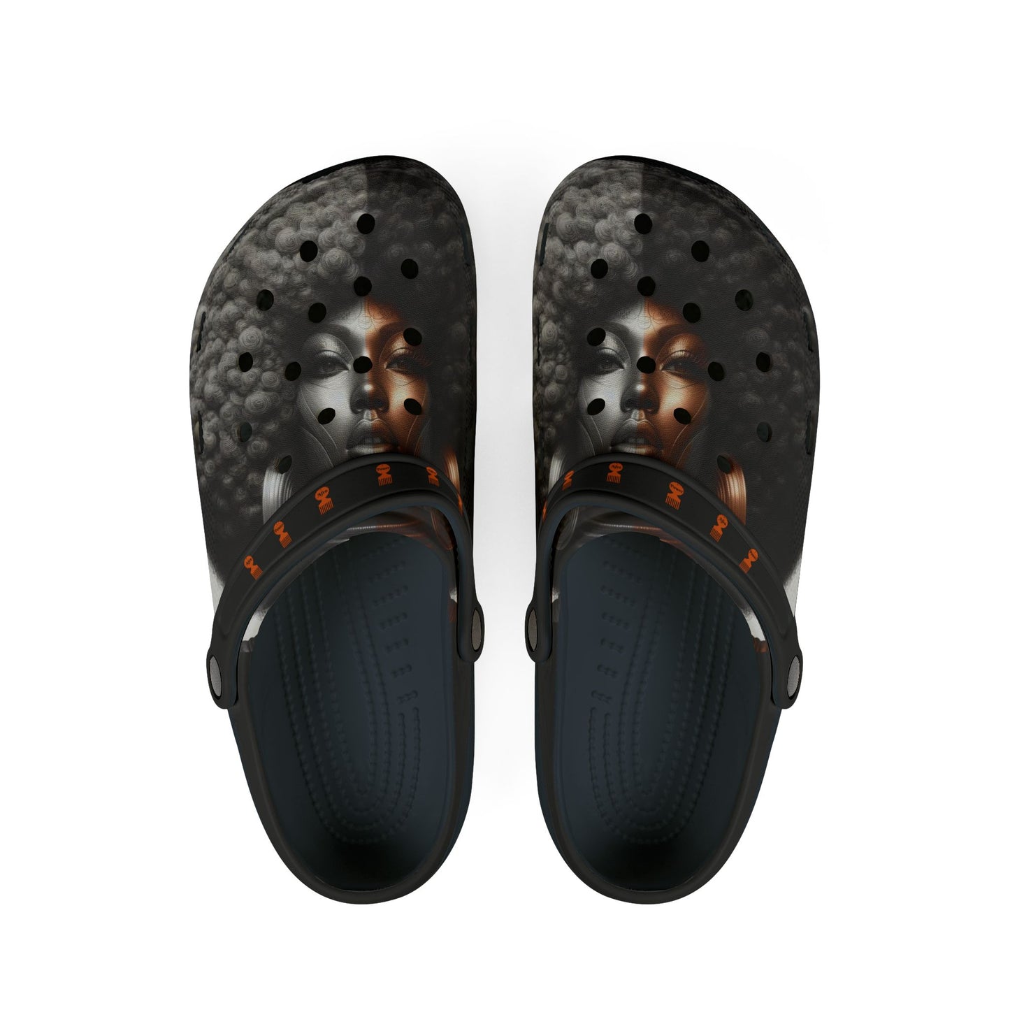 Afro Power EVA Foam Rubber Shoes (AOP) #AP10
