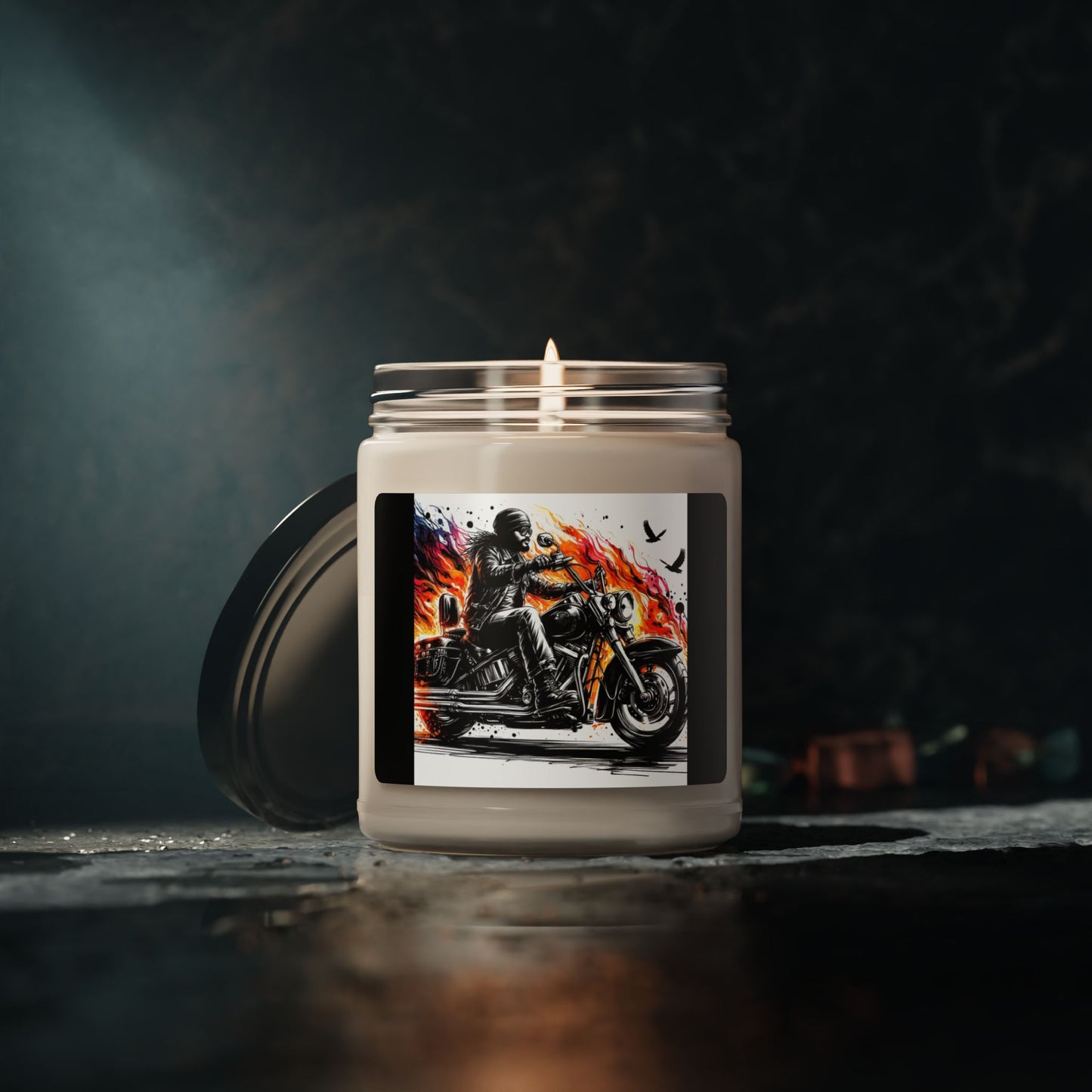 Born To Ride Scented Soy Candle, 9oz #13M