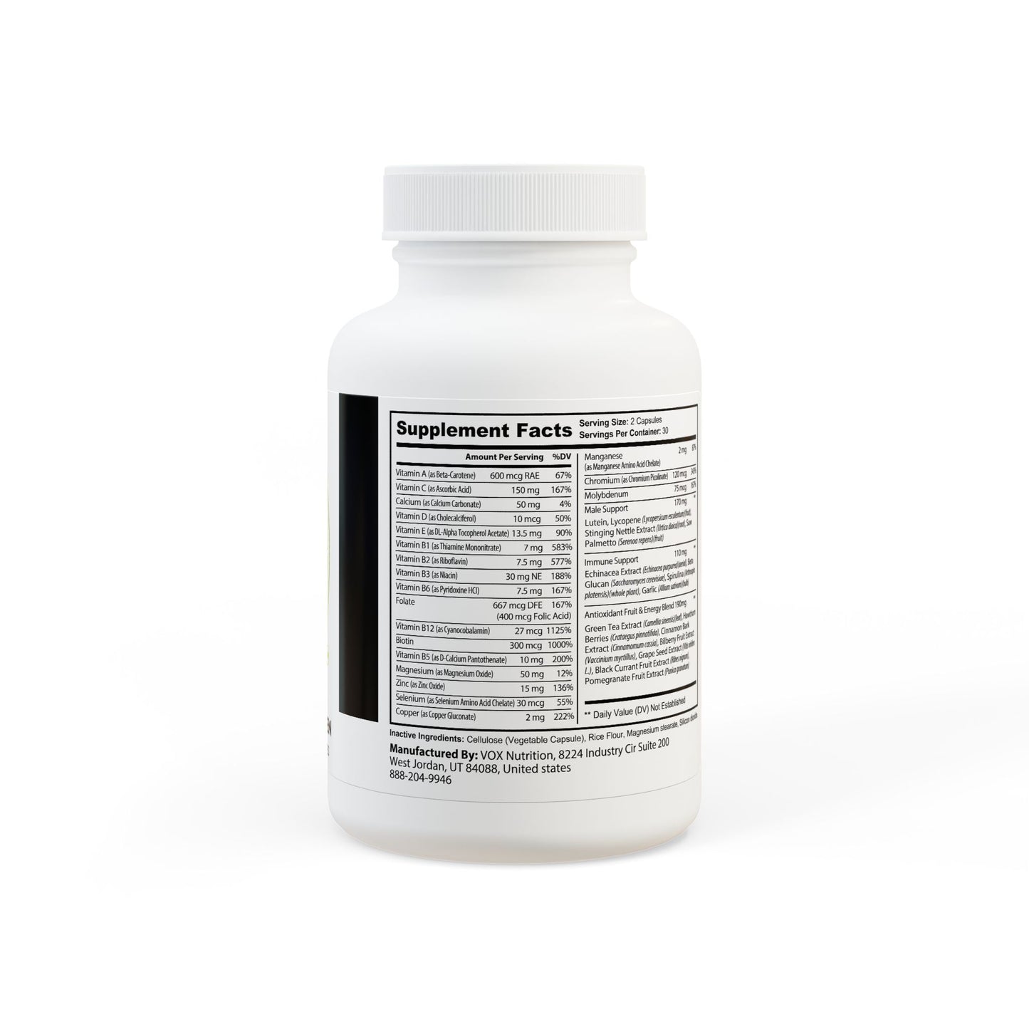 GLP Multivitamin for Men Supplement (60 Capsules) #GLP2