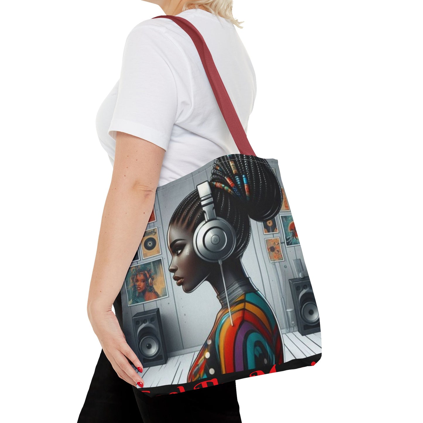 Feel The Music Tote Bag (AOP) #FM4