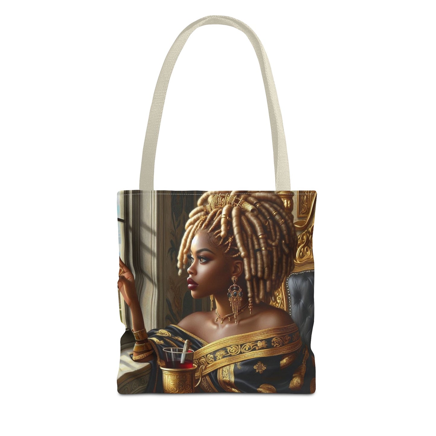 Sitting Queen Tote Bag (AOP) #T6