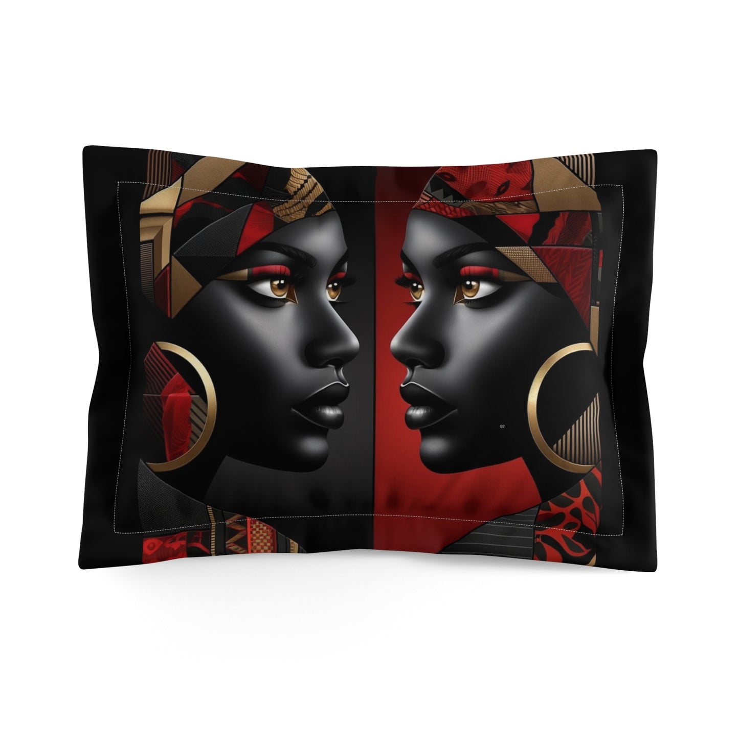 Dual Faced Microfiber Pillow Sham #DF1