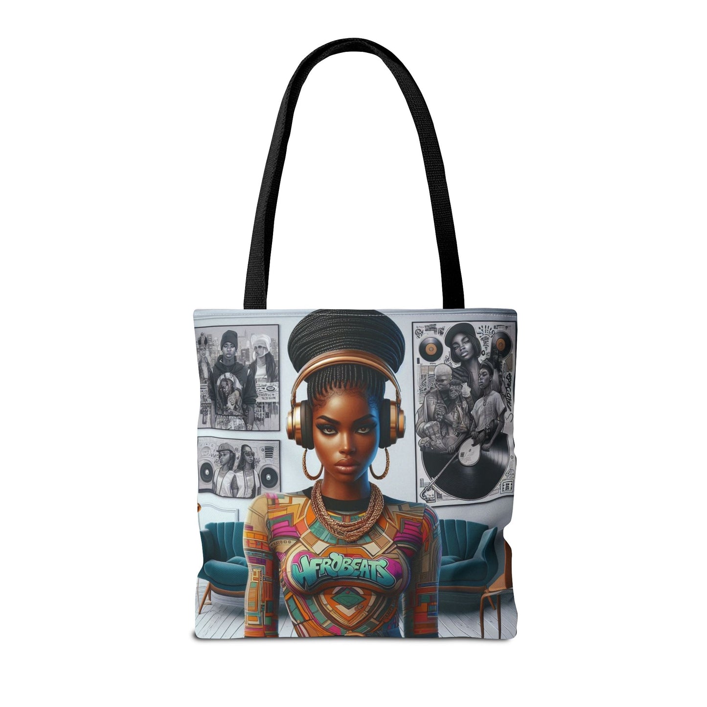Feel The Music Tote Bag (AOP) #FM13