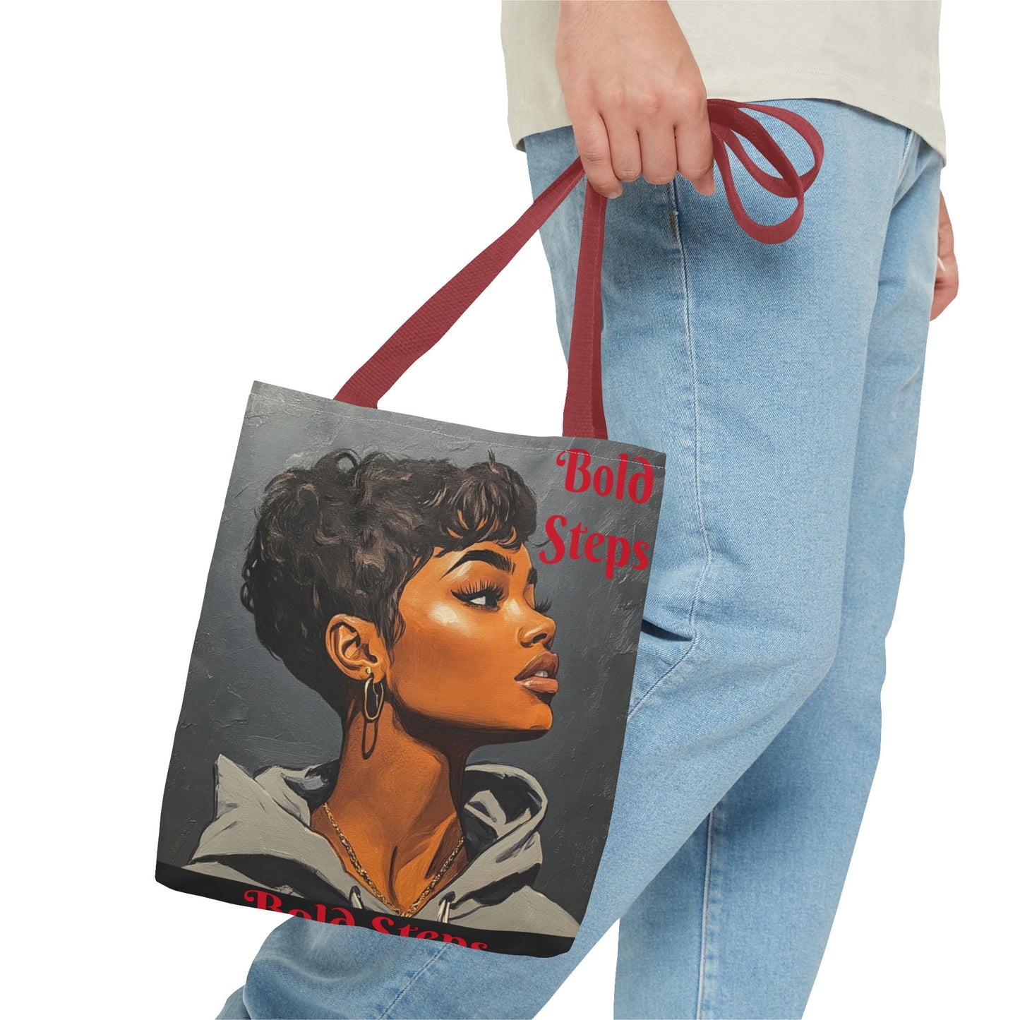 Bold Steps Tote Bag (AOP) #T11