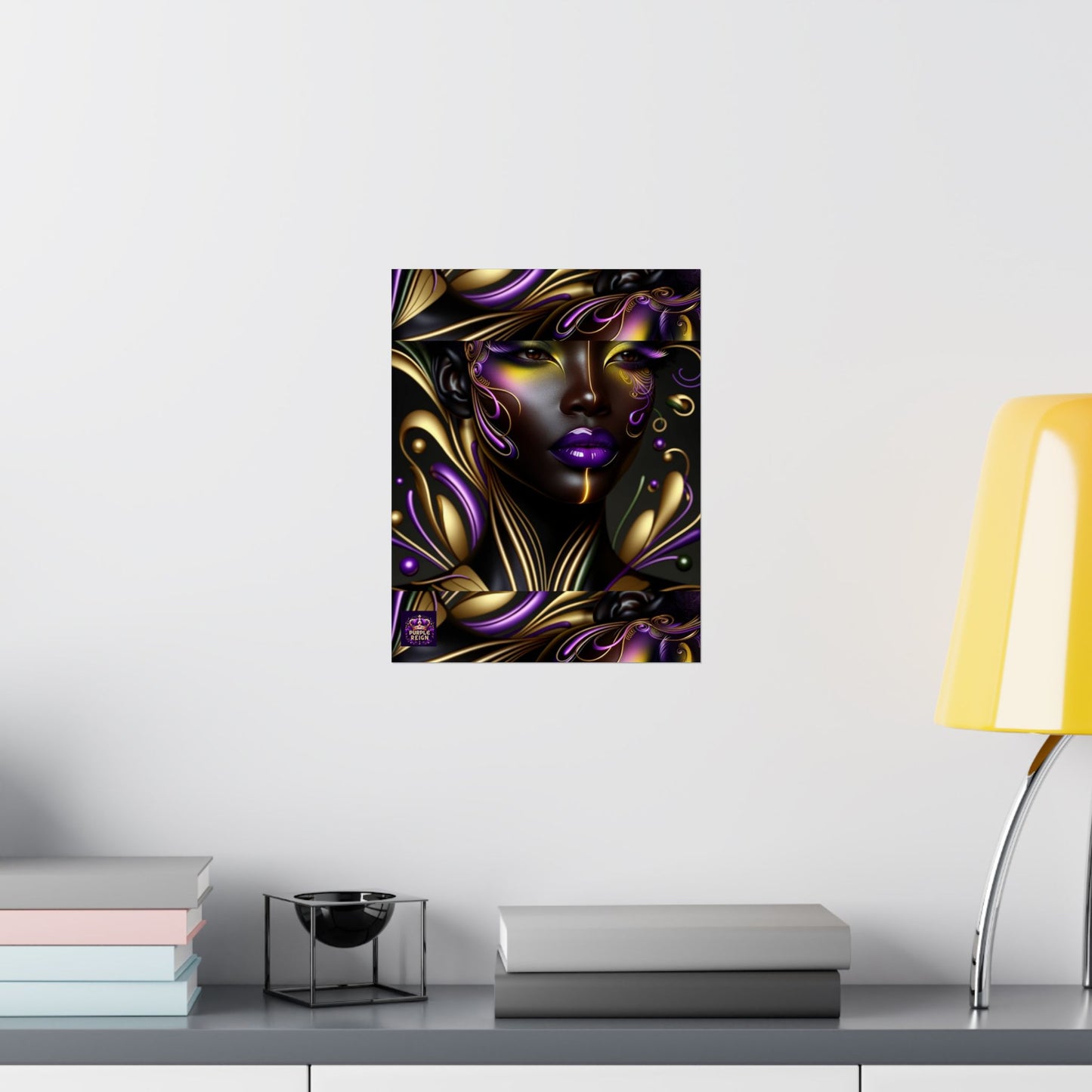 Purrple Reign Matte Vertical Posters #PR7