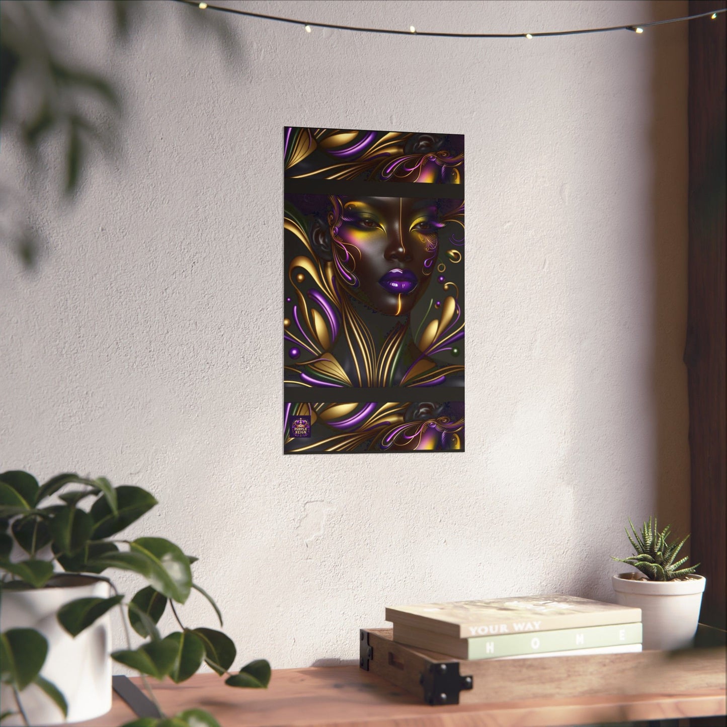 Purrple Reign Matte Vertical Posters #PR7