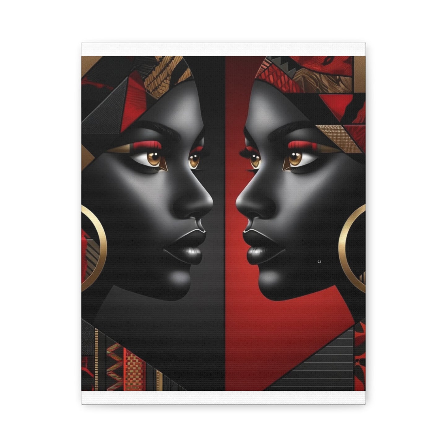 Dual Faced Matte Canvas, Stretched, 1.25" #DF1
