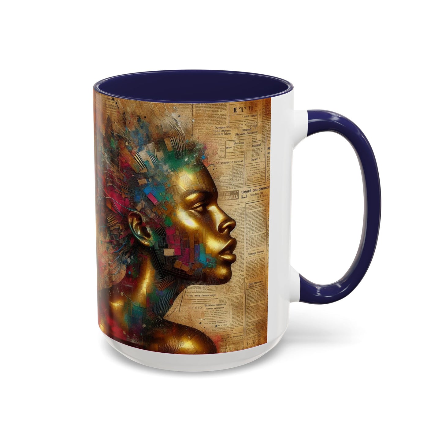 Afrocentric Accent Coffee Mug (11, 15oz) #AACM4