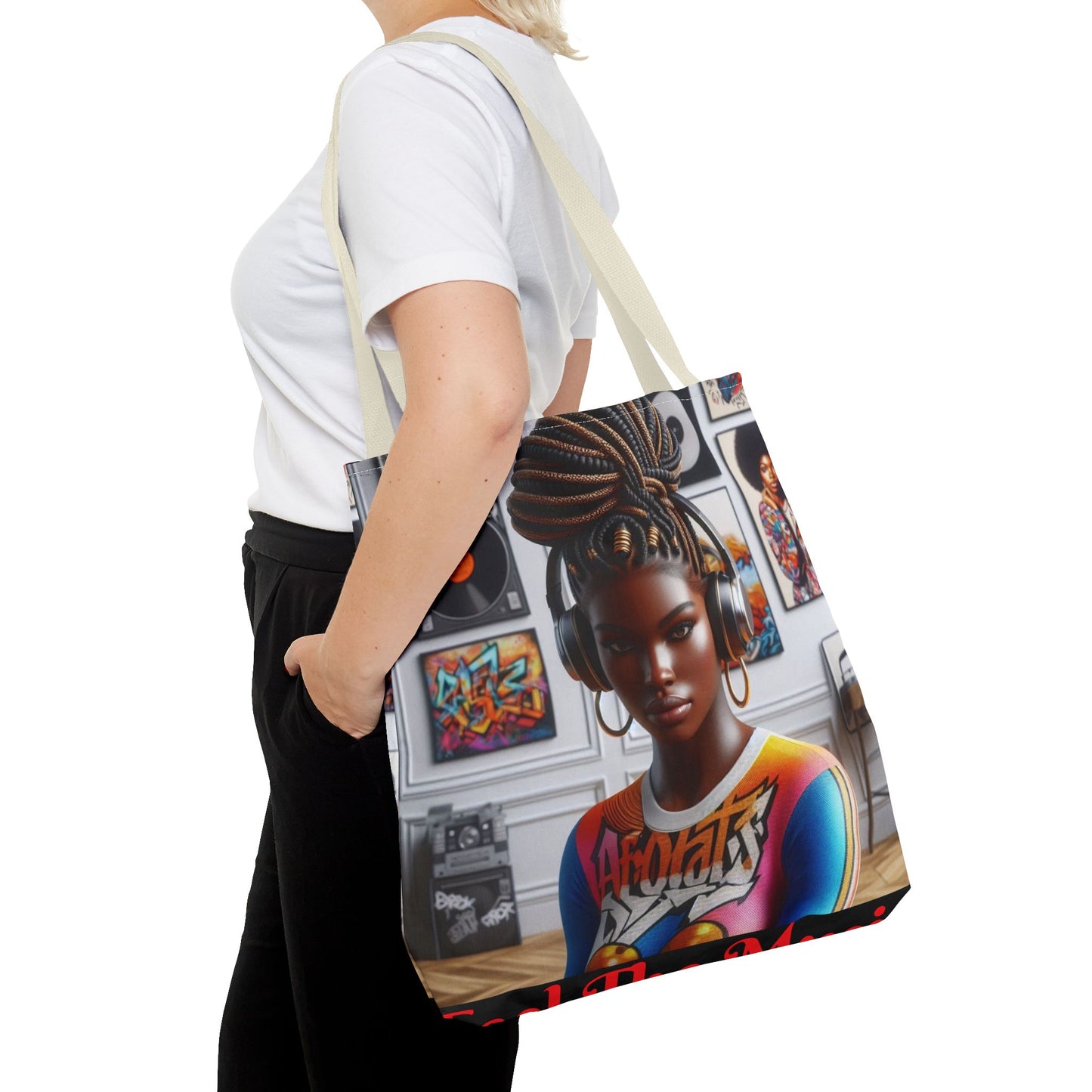 Feel The Music Tote Bag (AOP) #FM17