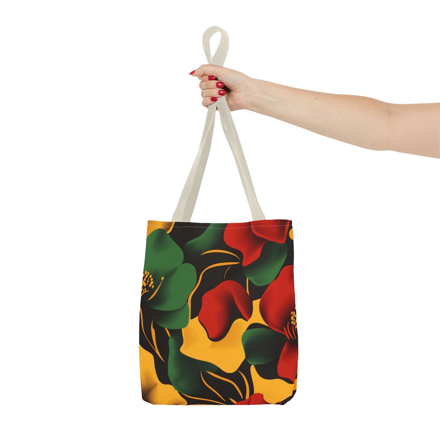 Vibrant Floral Tote Bag Trendy Shopping Tote Eco-Friendly Carry-All Perfect for Summer Gift for Her and Him