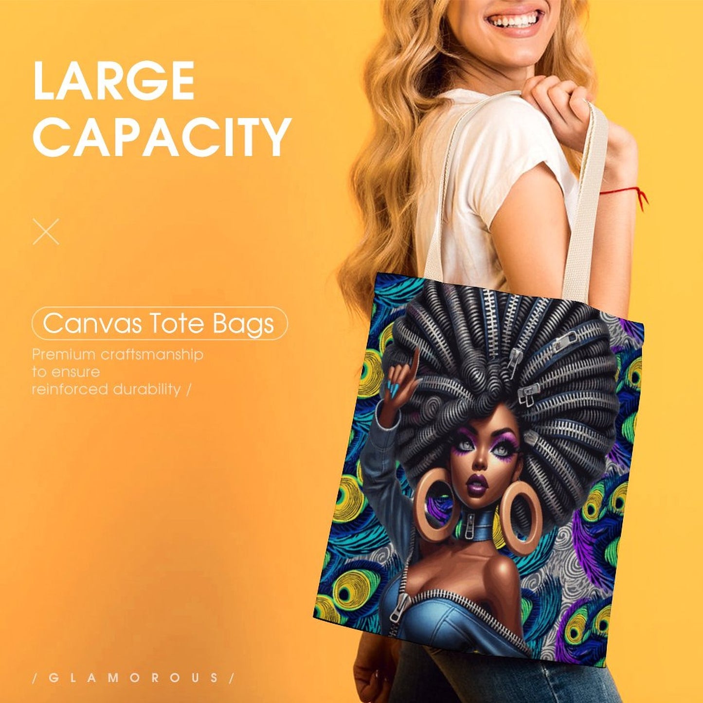 Tote Canvas Bag (Dual-sided Printing)