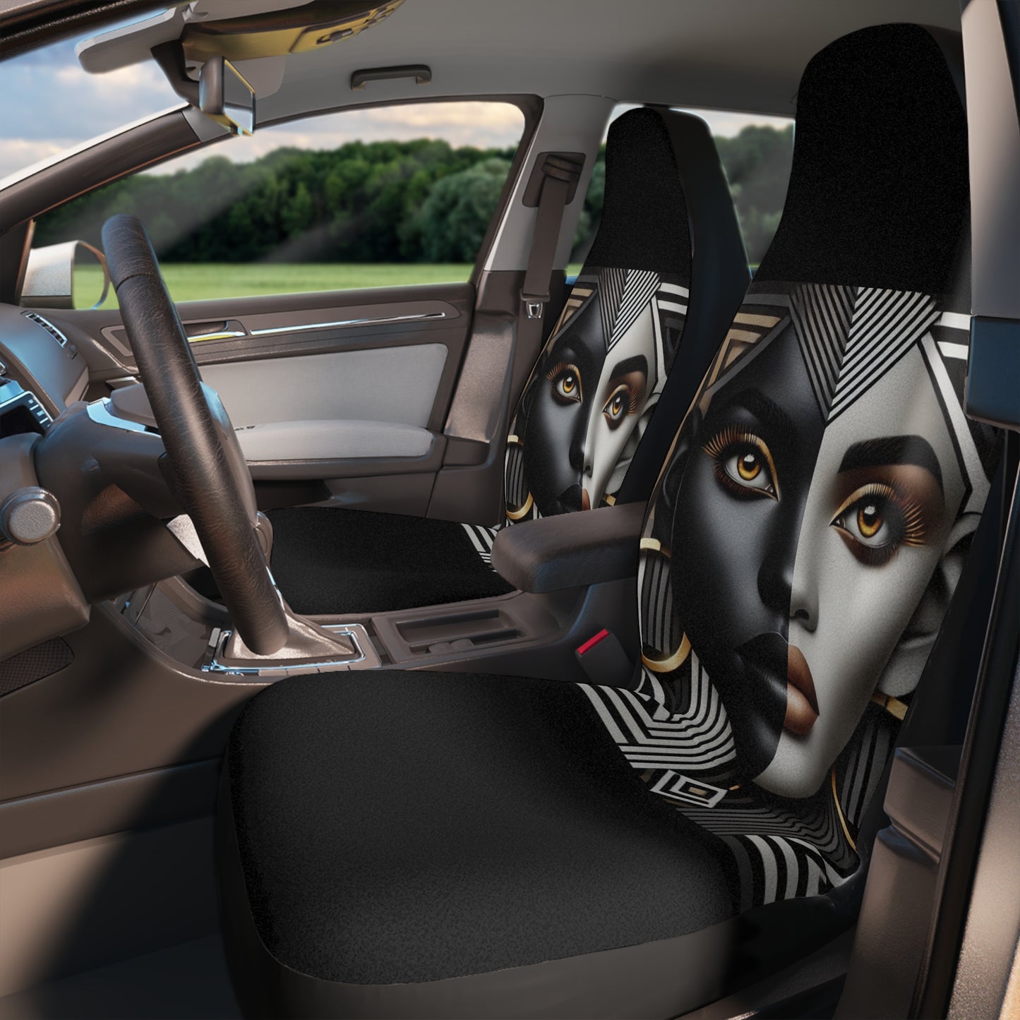 Abstract Beauty Car Seat Covers #AB1