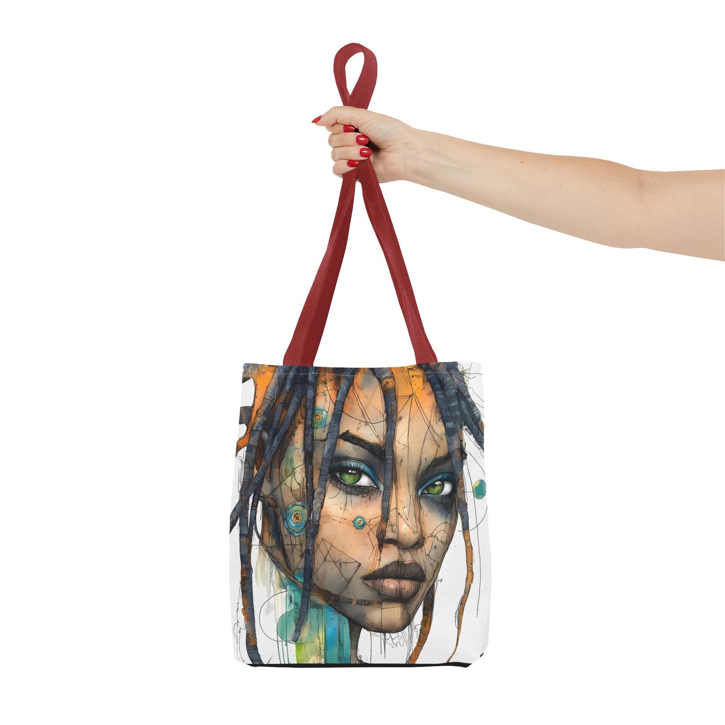 Artistic Abstract Face Tote Bag, Trendy Canvas Bag, Unique Gift for Art Lovers, Fashionable Beach Bag, Stylish Shopping Bag, Cool