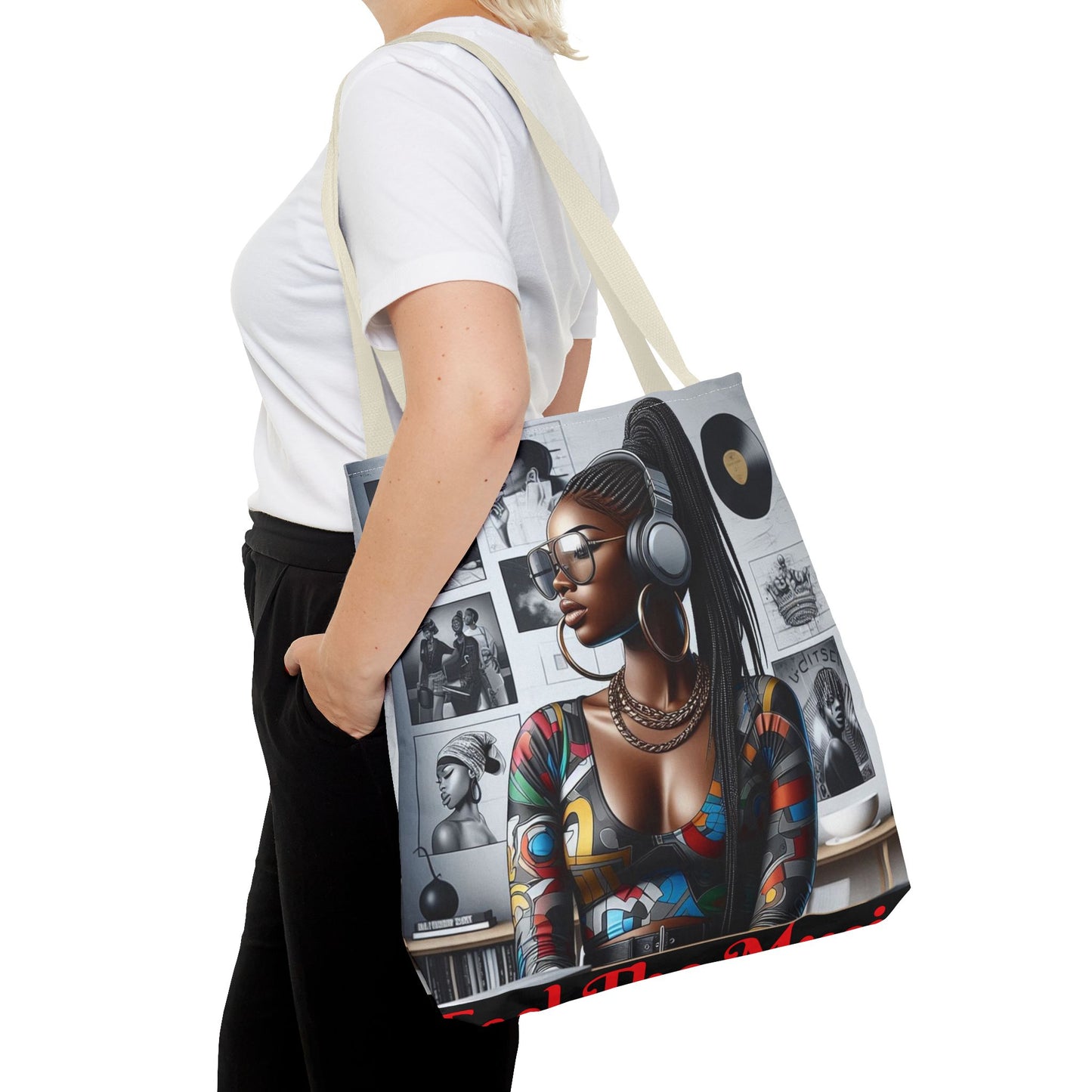 Feel The Music Tote Bag (AOP) #FM9
