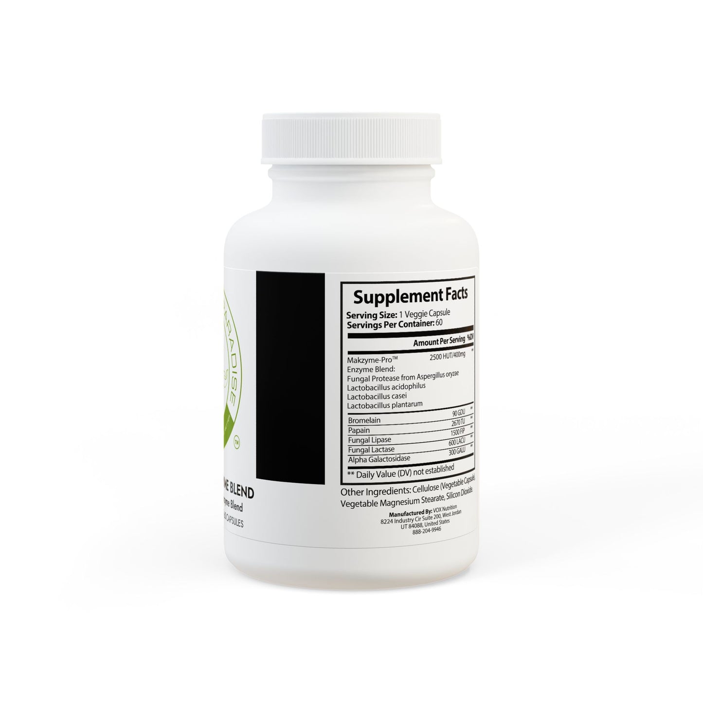 Digestive Enzyme Blend Supplement (60 Capsules) #GLP10