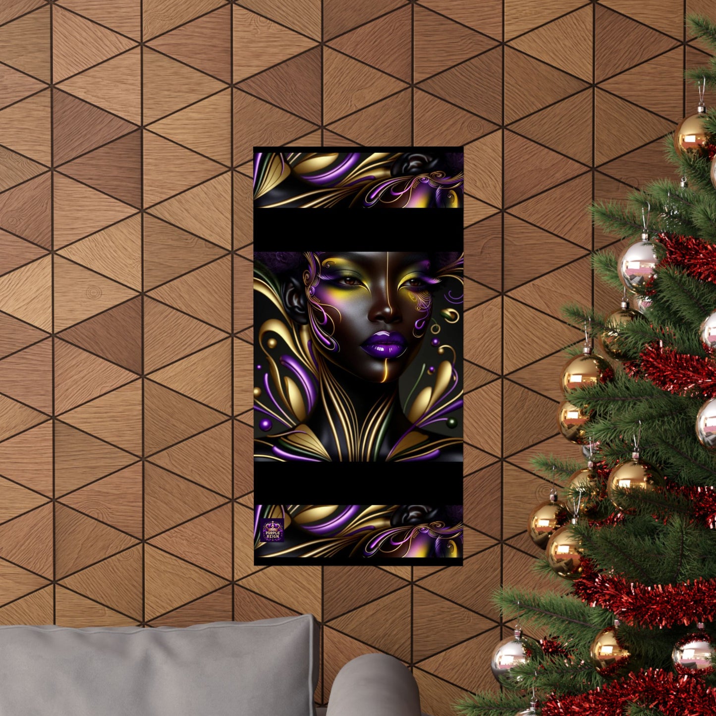 Purrple Reign Matte Vertical Posters #PR7