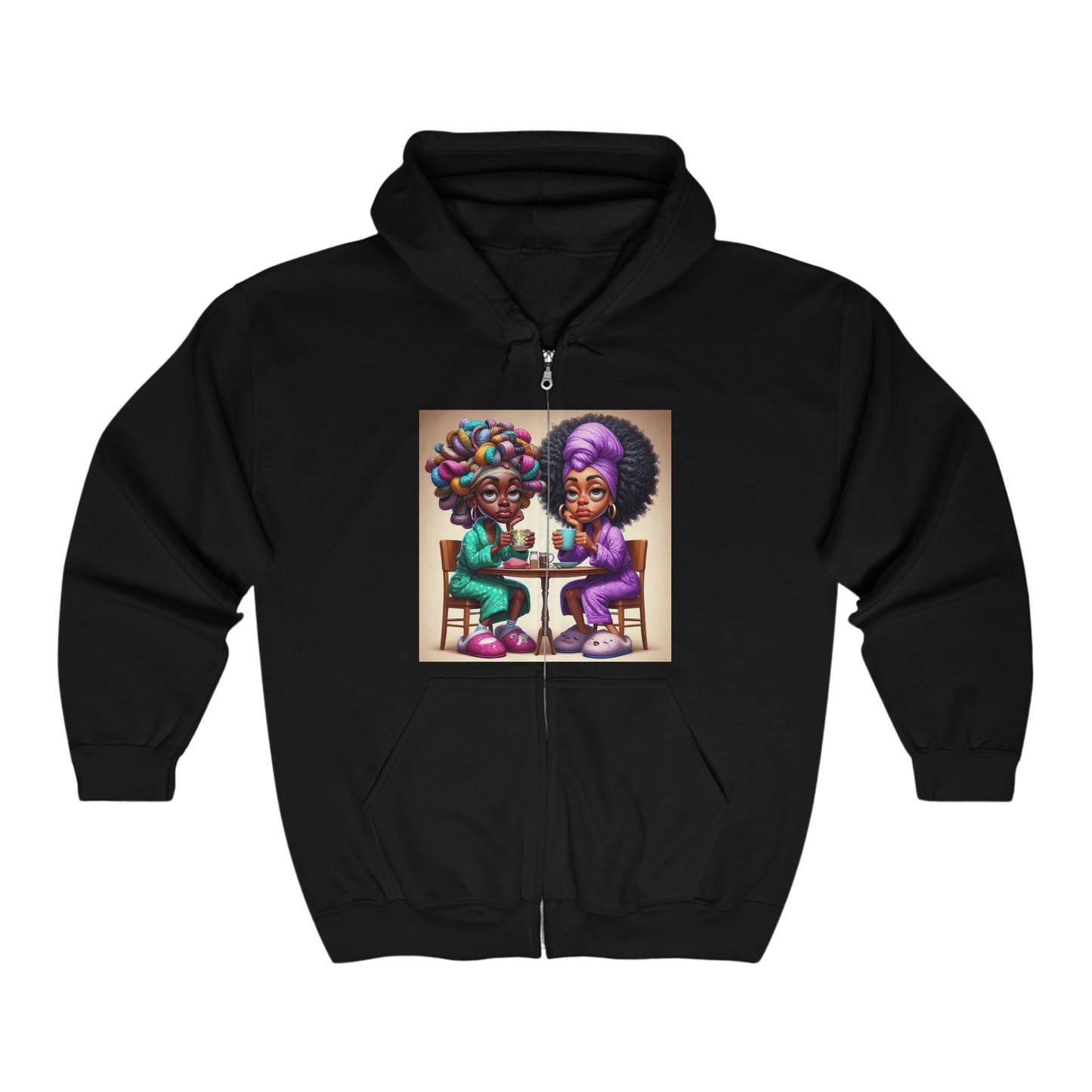 Monday Vibes Unisex Heavy Blend™ Full Zip Hooded Sweatshirt #MV2