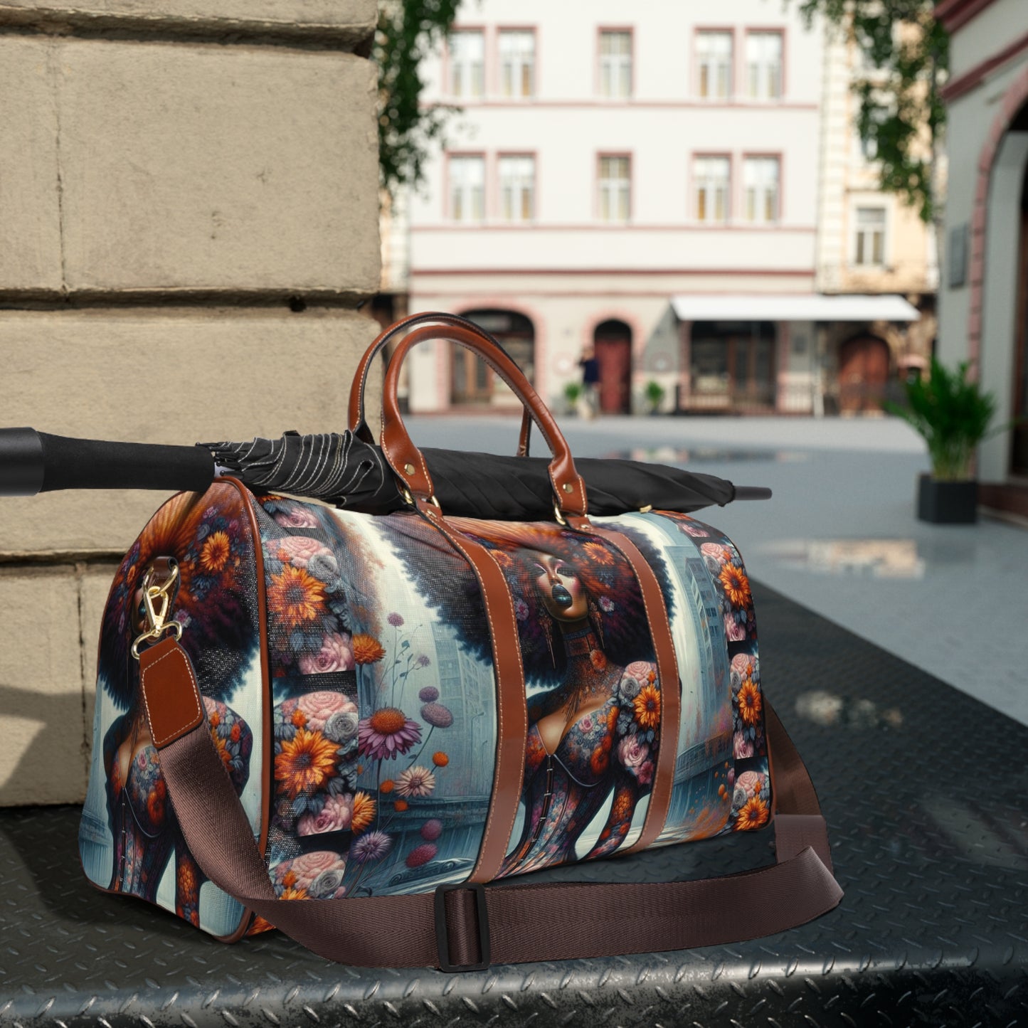 Afrocentric Beauty Luxury Waterproof Travel Bag #AB3