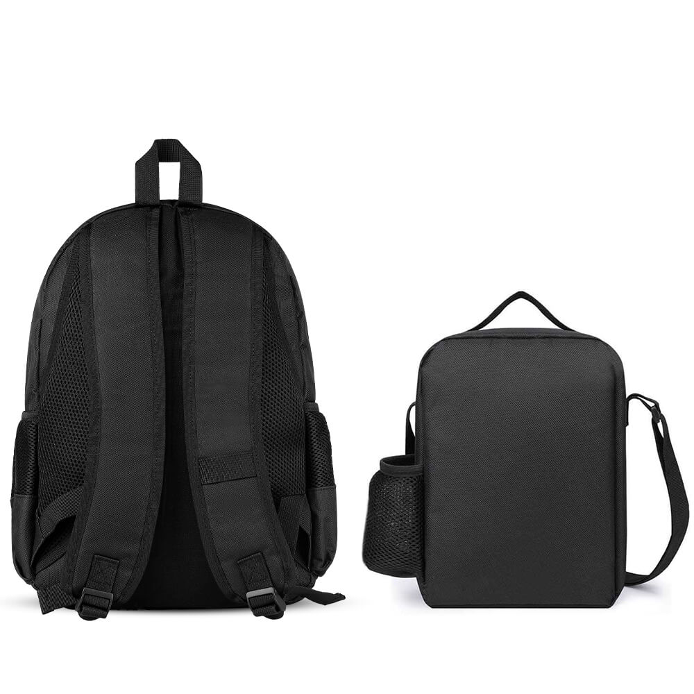 Abstract Set of 3 Bags (Shoulder Bag Lunch Bag & Pencil Pouch)