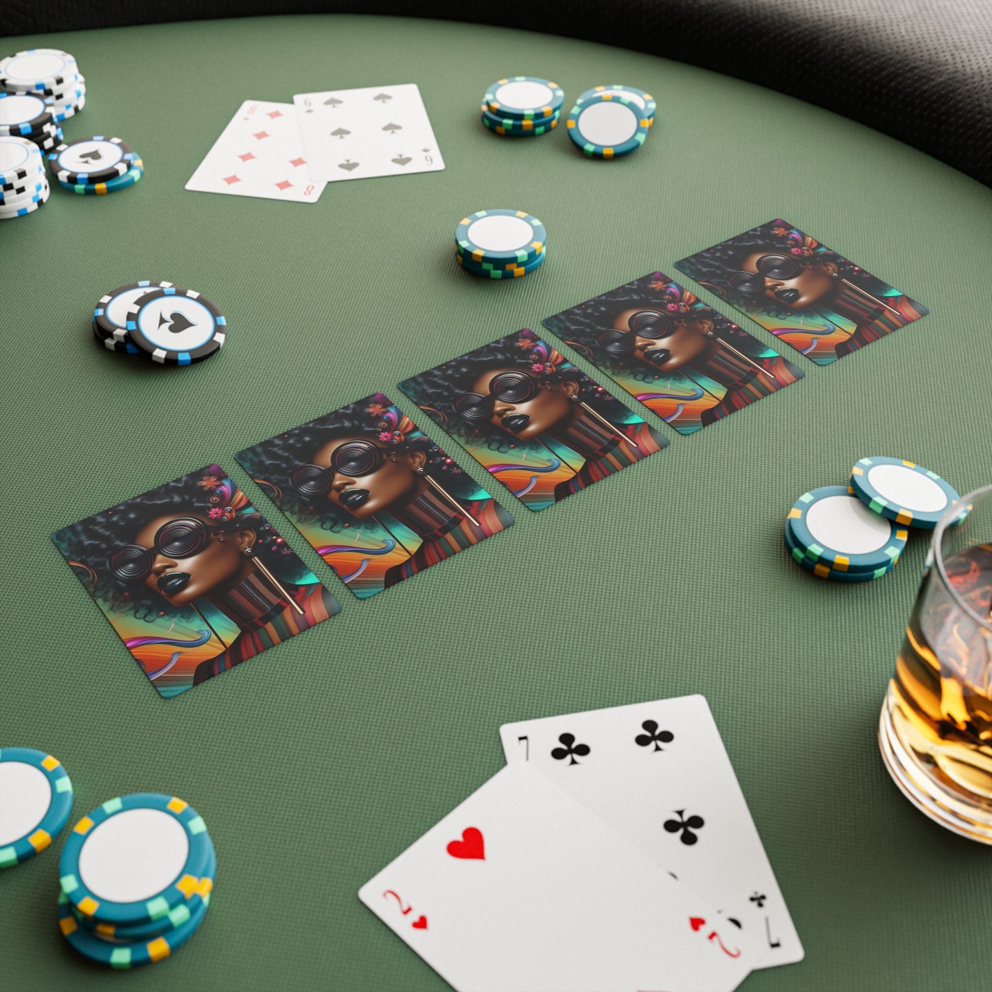 Flower Divas Poker Cards #FD2
