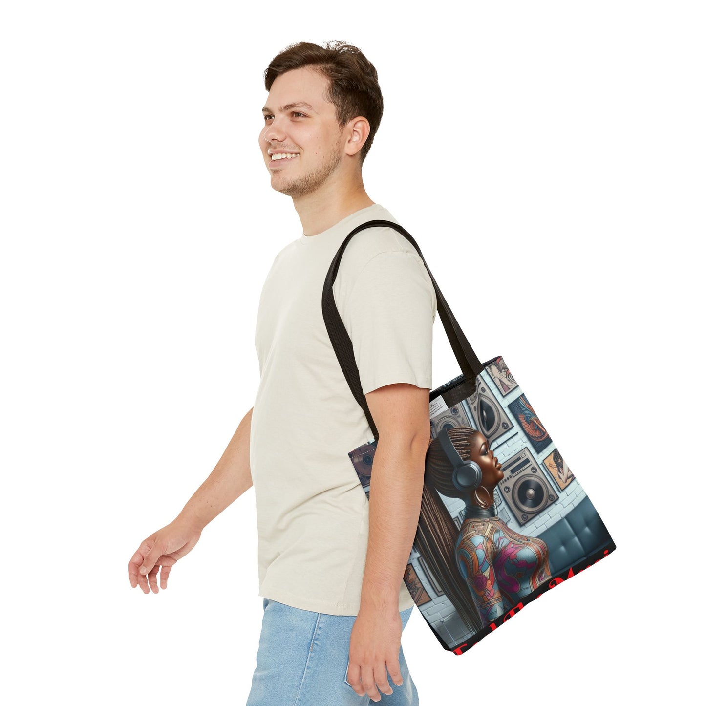 Feel The Music Tote Bag (AOP) #FM19