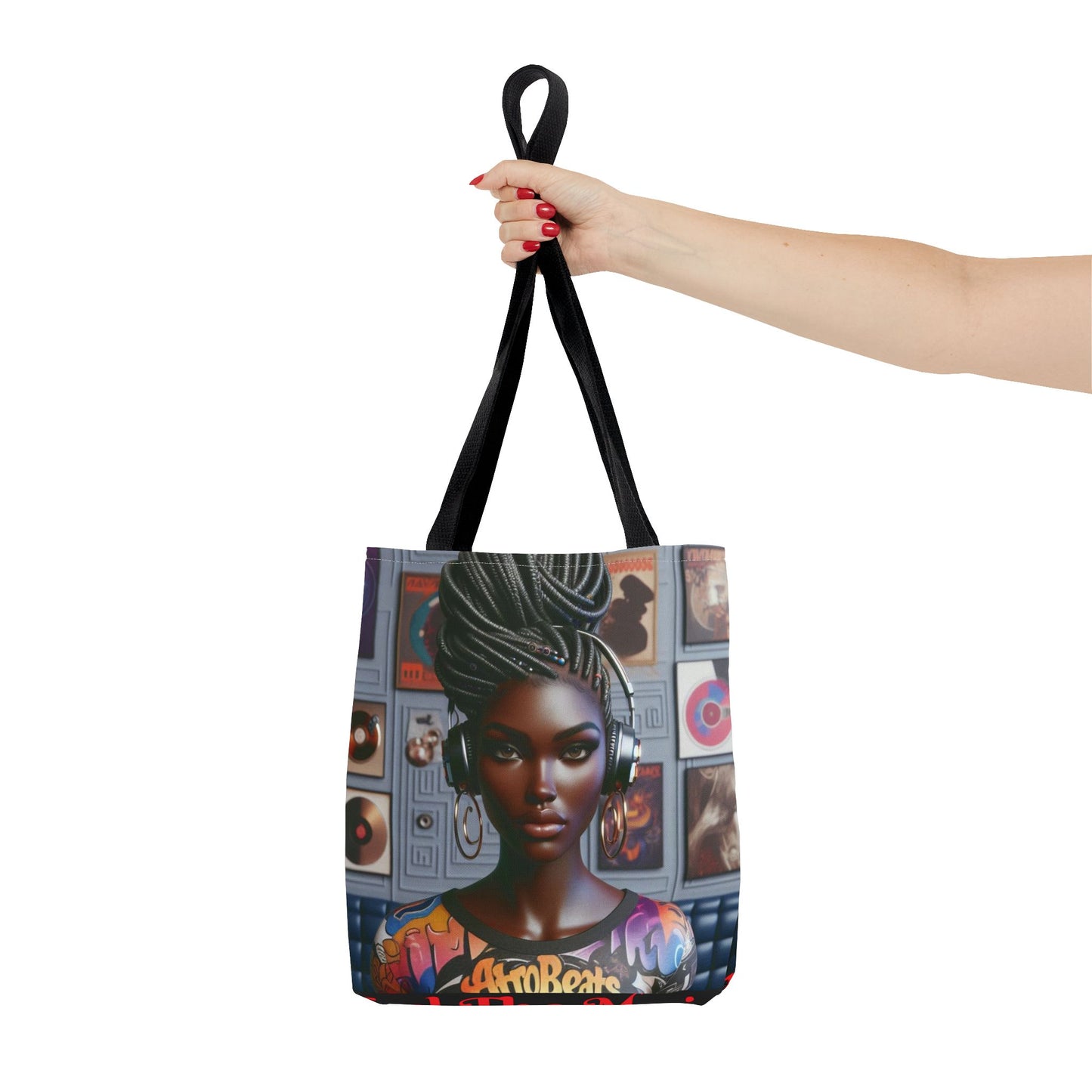 Feel The Music Tote Bag (AOP) #FM15