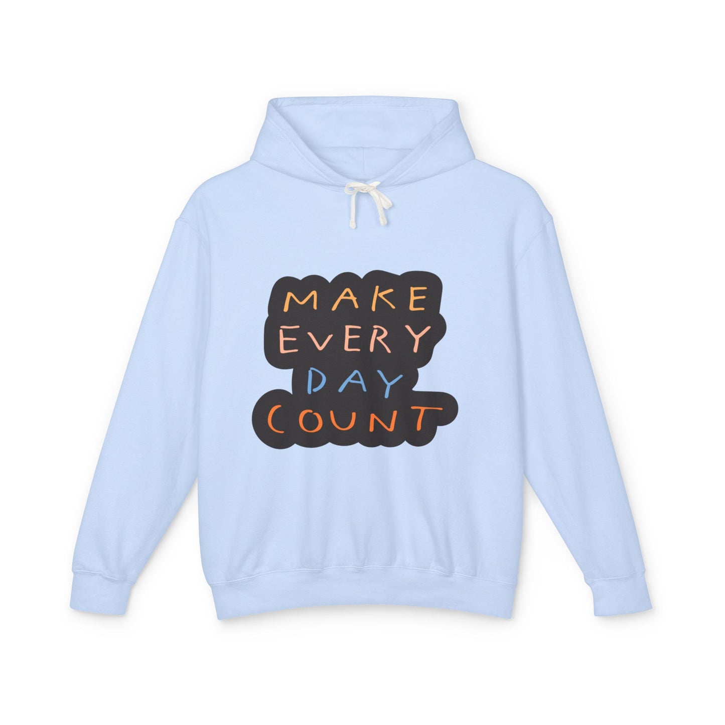 Affirmations Unisex Lightweight Hooded Sweatshirt #AU1