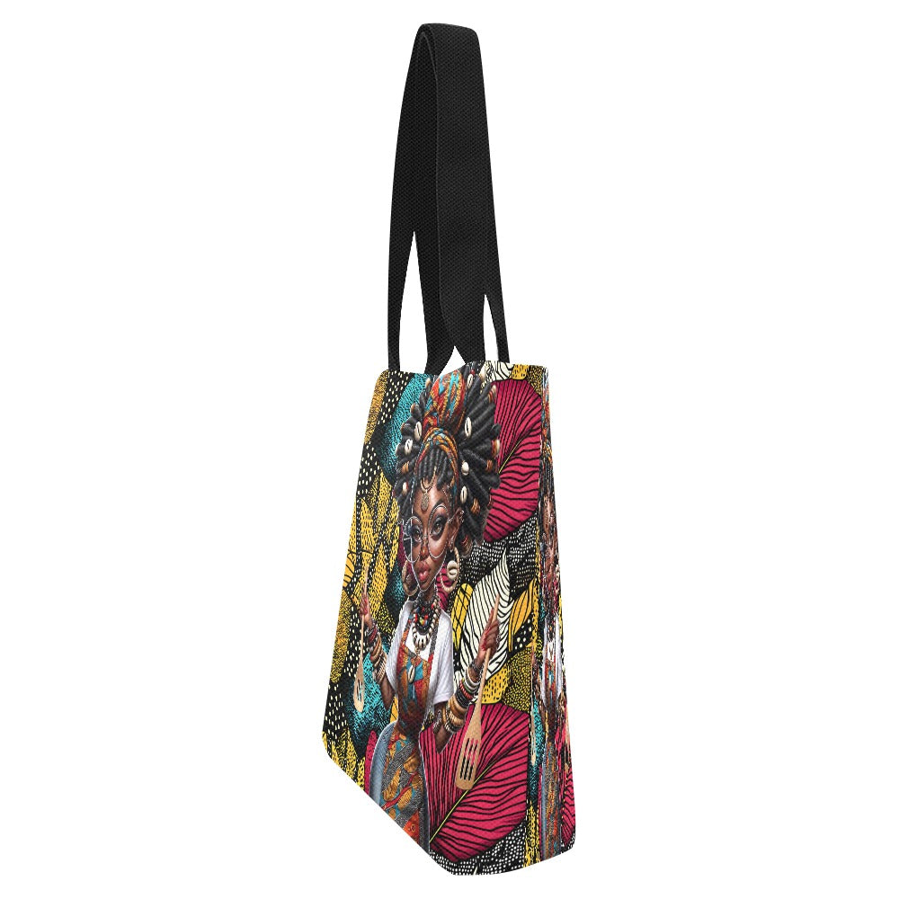 Canvas Tote Bag (Model1657) (Set of 4)