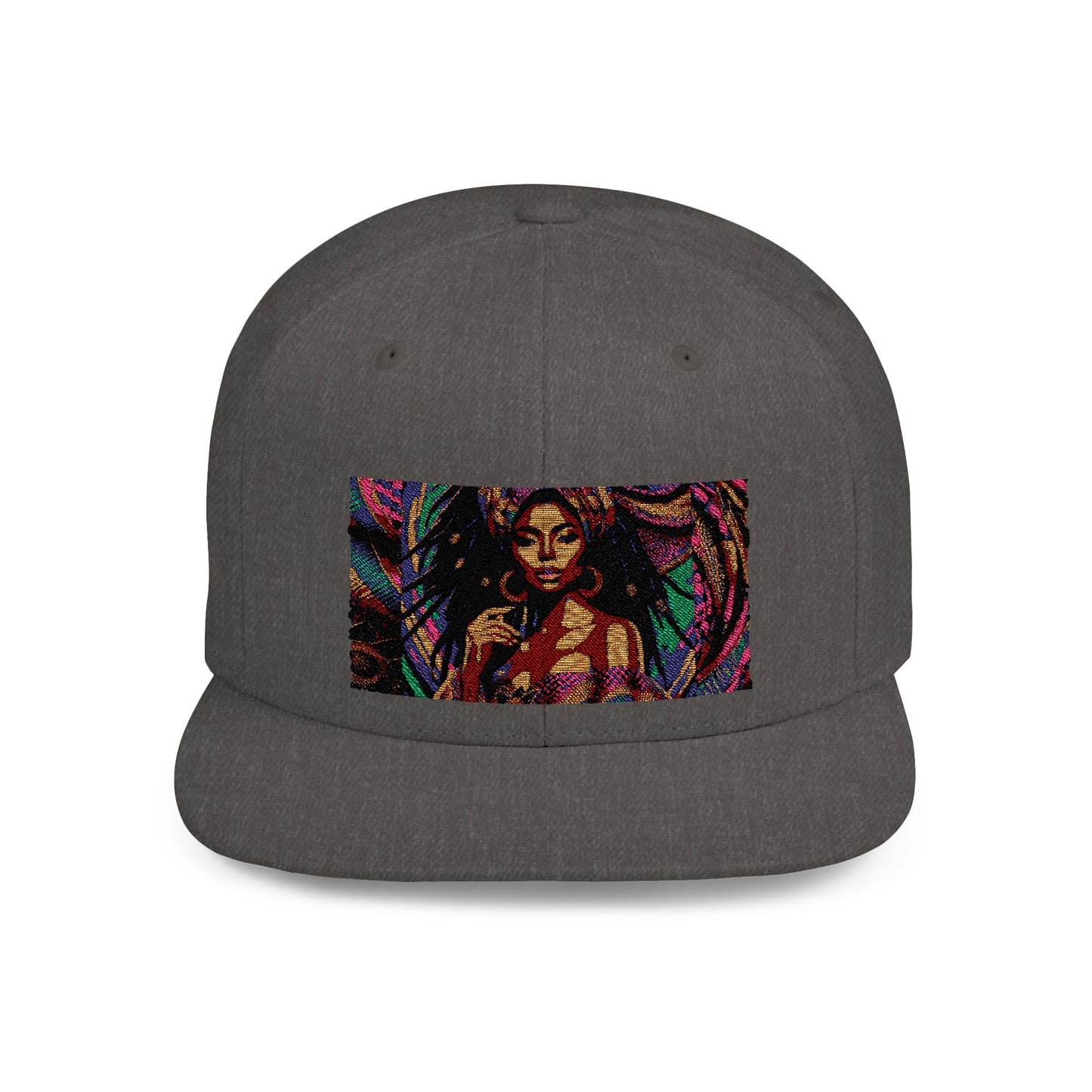 Divinity Luxury Flat Bill Snapback Hat - Bold Statement Headwear #DL1