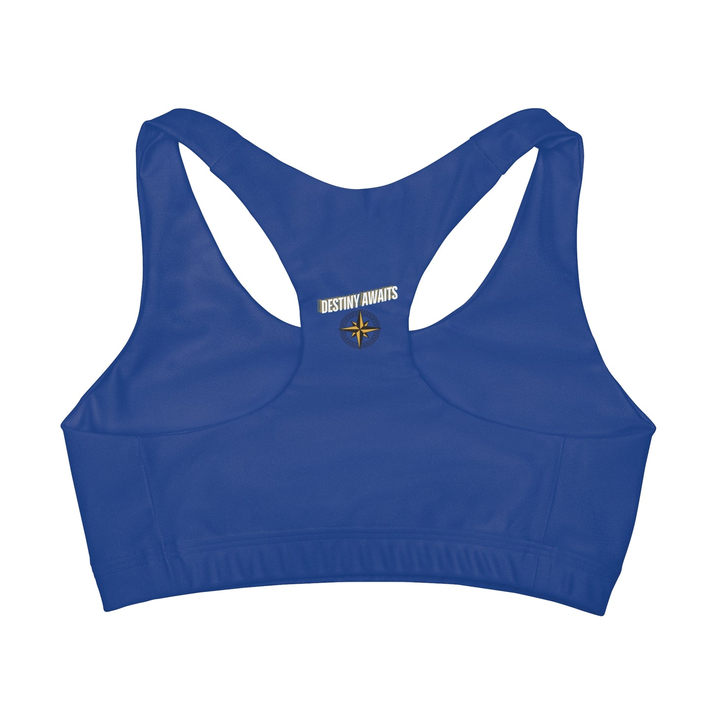Destined For Greatness Girls' Double Lined Seamless Sports Bra (AOP) #1