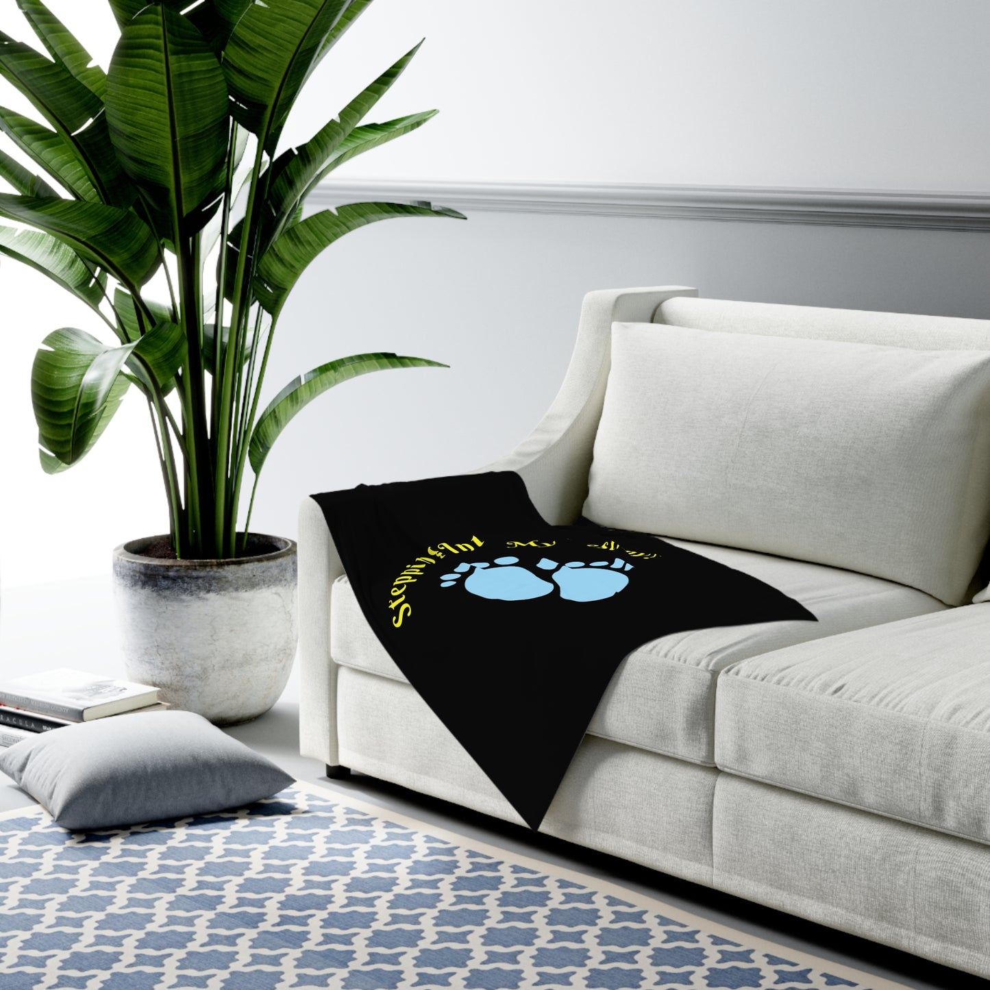 Stepping Into My Destiny Baby Swaddle Blanket #SID2