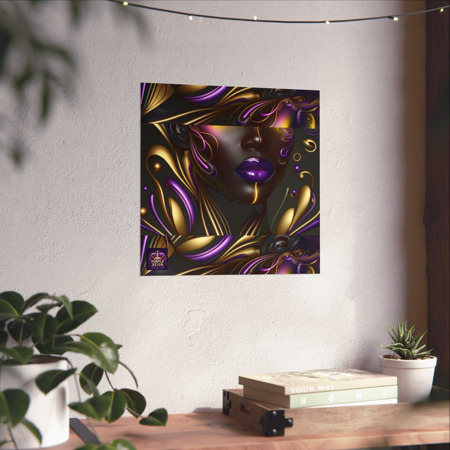 Purrple Reign Matte Vertical Posters #PR7