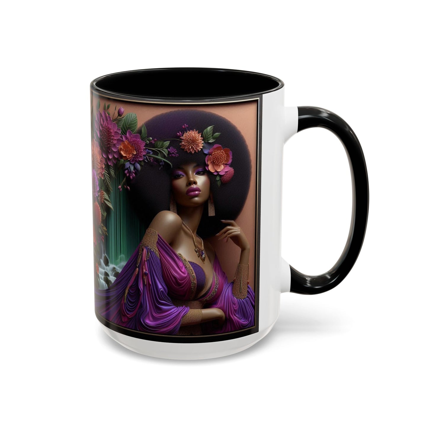 Afrocentric Accent Coffee Mug (11, 15oz) #AACM7