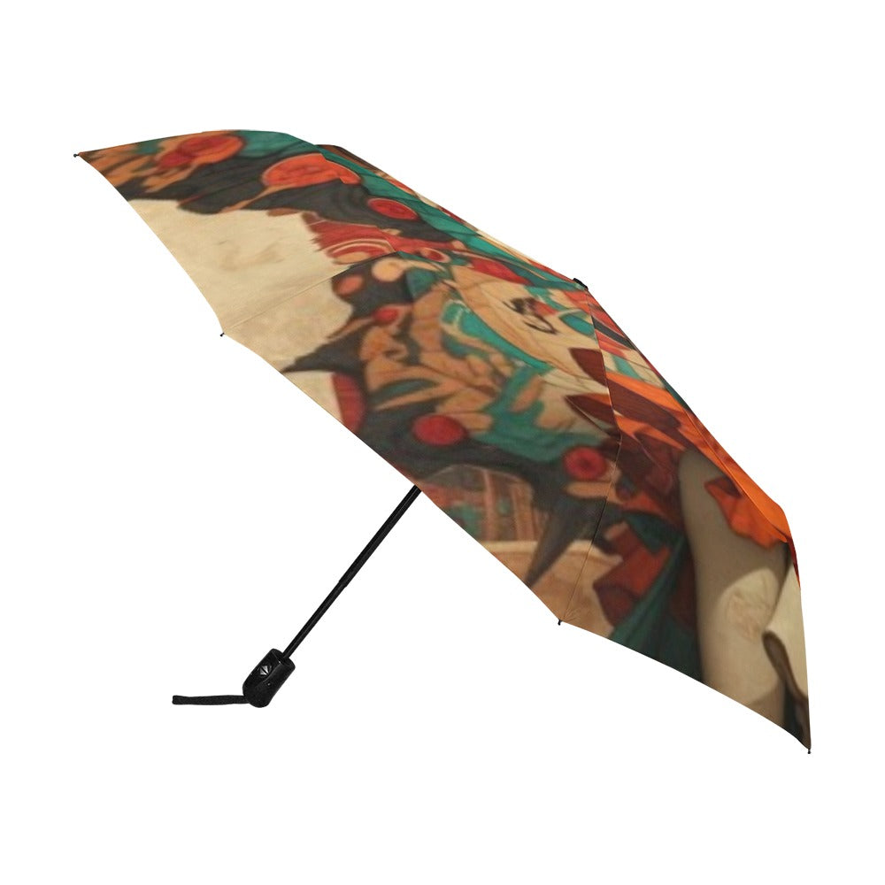 AfroCentric Butterfly Winged Ballerinas Anti-UV Auto-Foldable Umbrella (U09) Anti-UV Auto-Foldable Umbrella (U09)