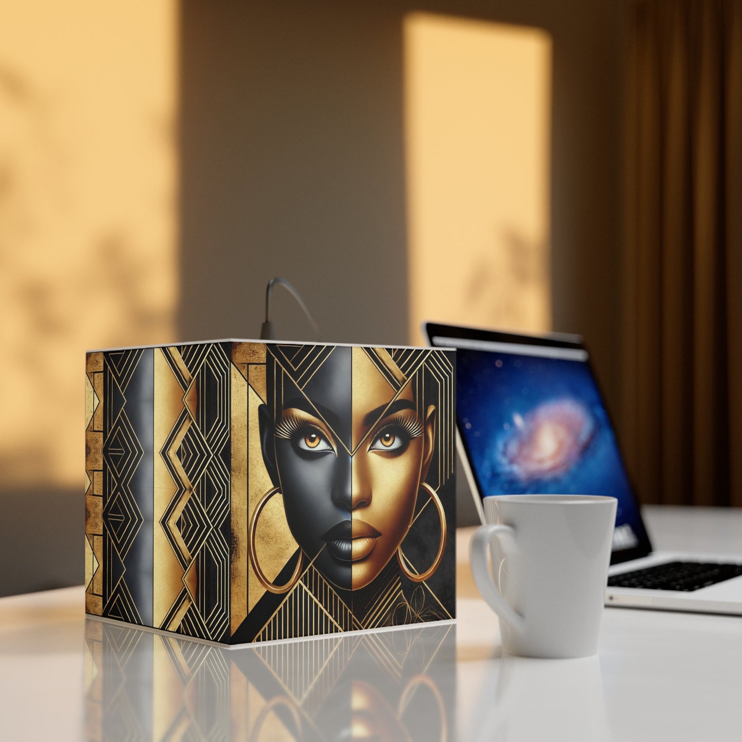 Amber Radiance Light Cube Lamp #AR1