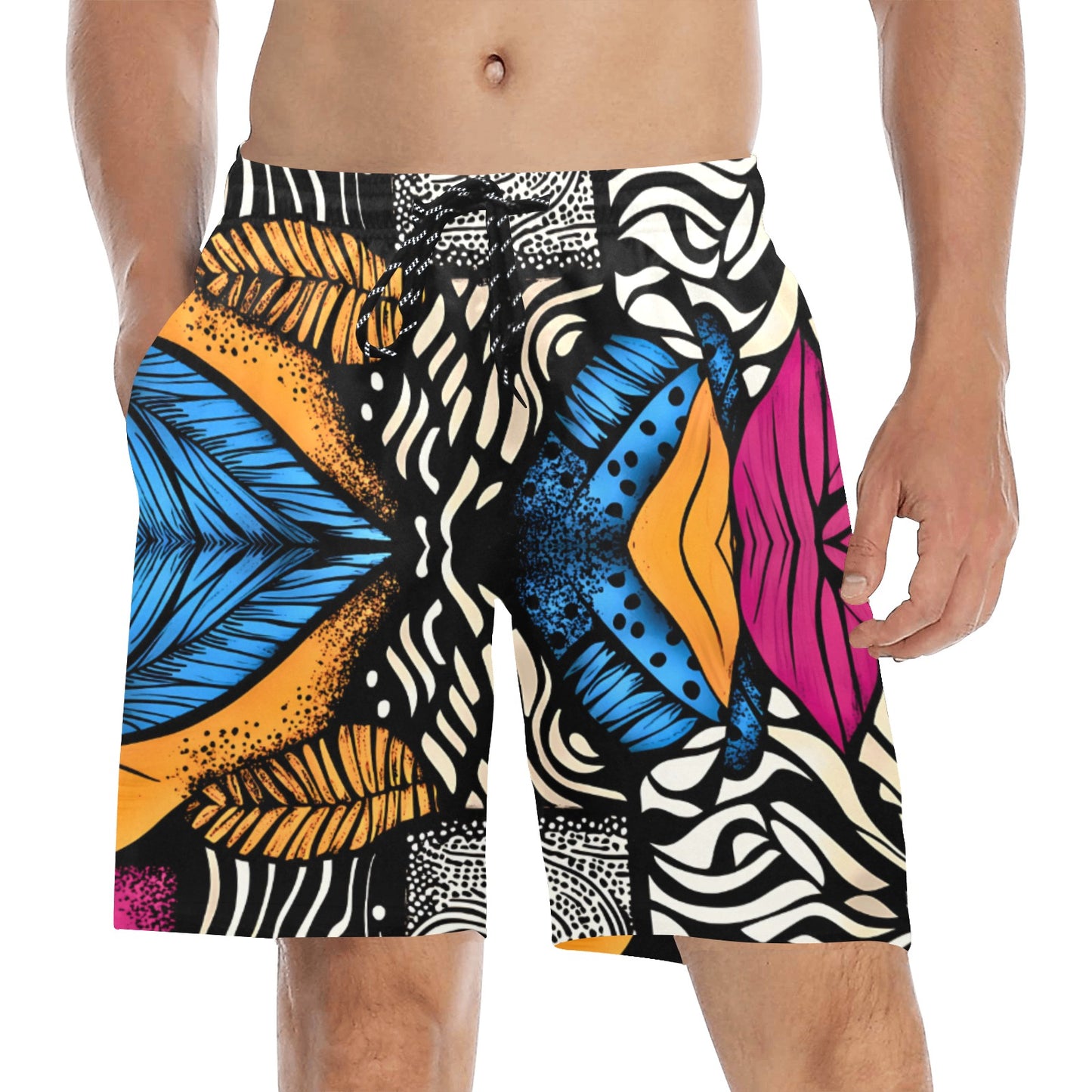 Men's Mid-Length Beach Shorts (L51)