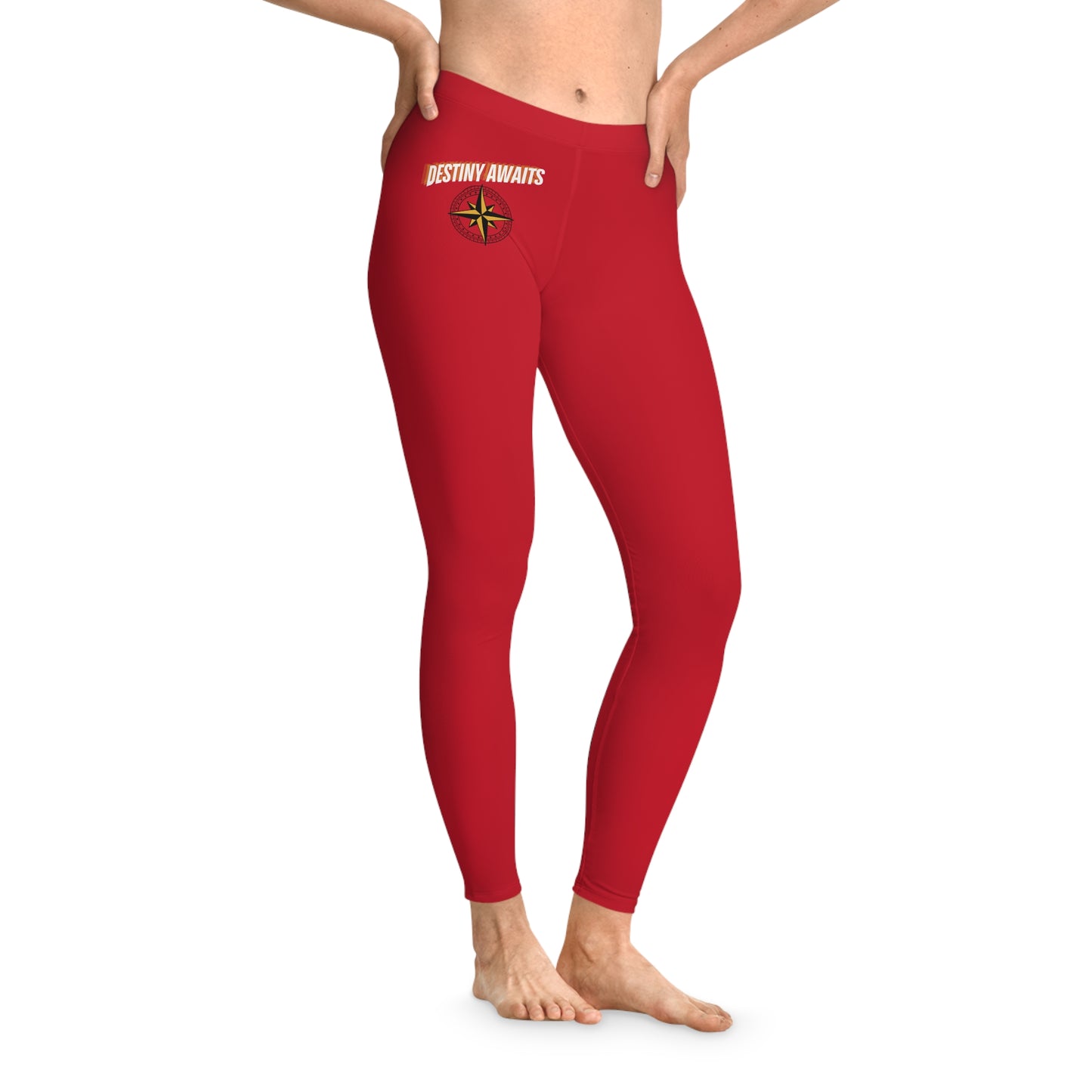 Destined For Greatness Stretchy Leggings (AOP) #D.3
