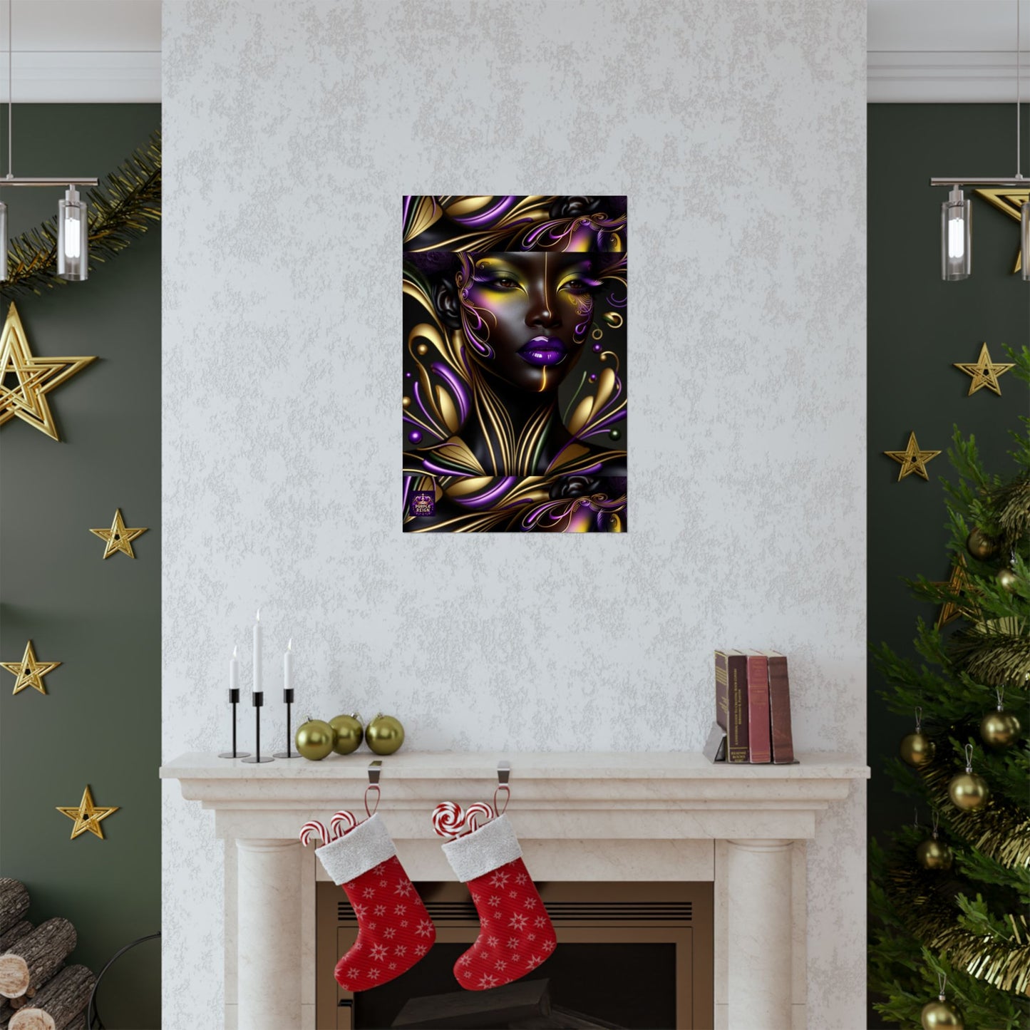 Purrple Reign Matte Vertical Posters #PR7