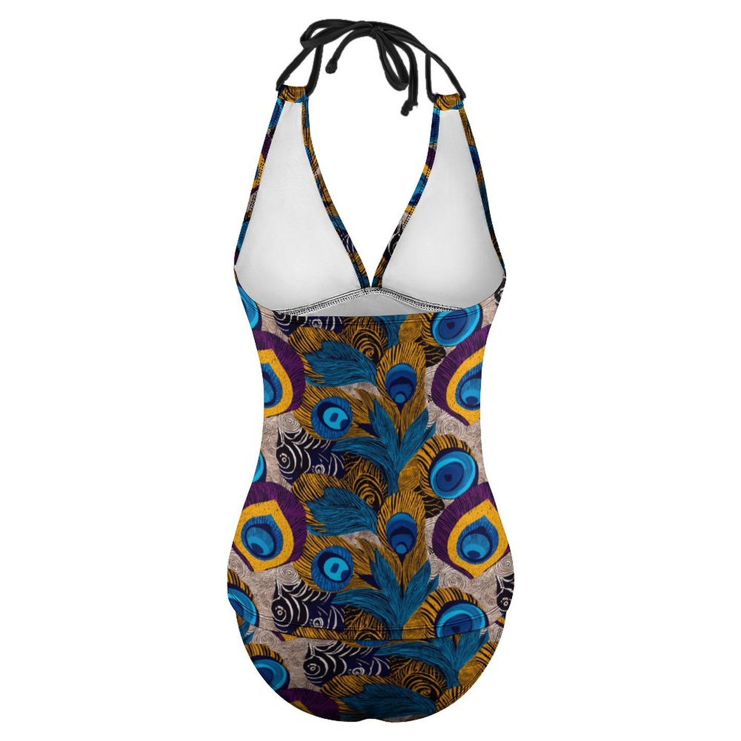 2-Piece Women's Halter Tankini 48KA01 (All-Over Printing)