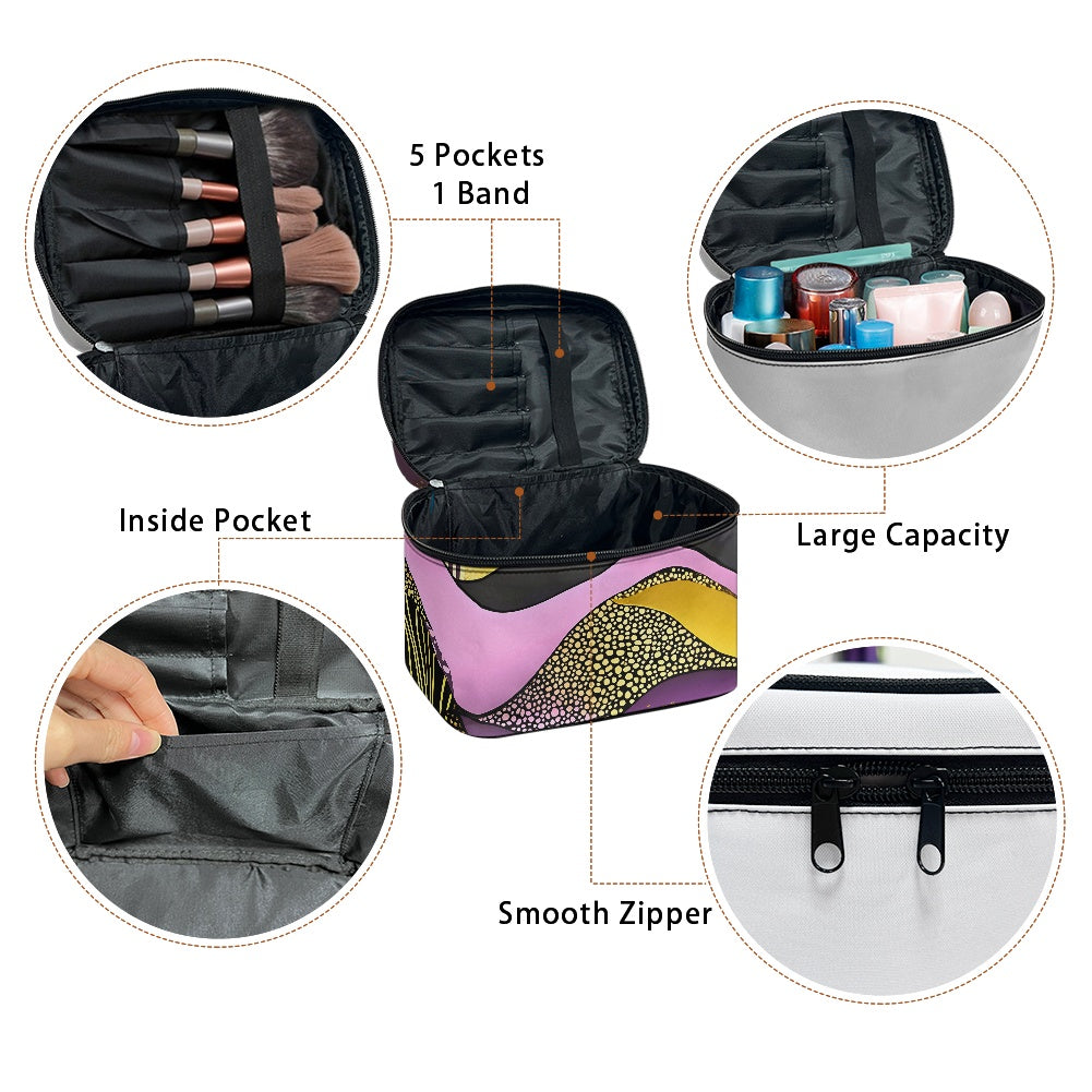Portable cosmetic bag