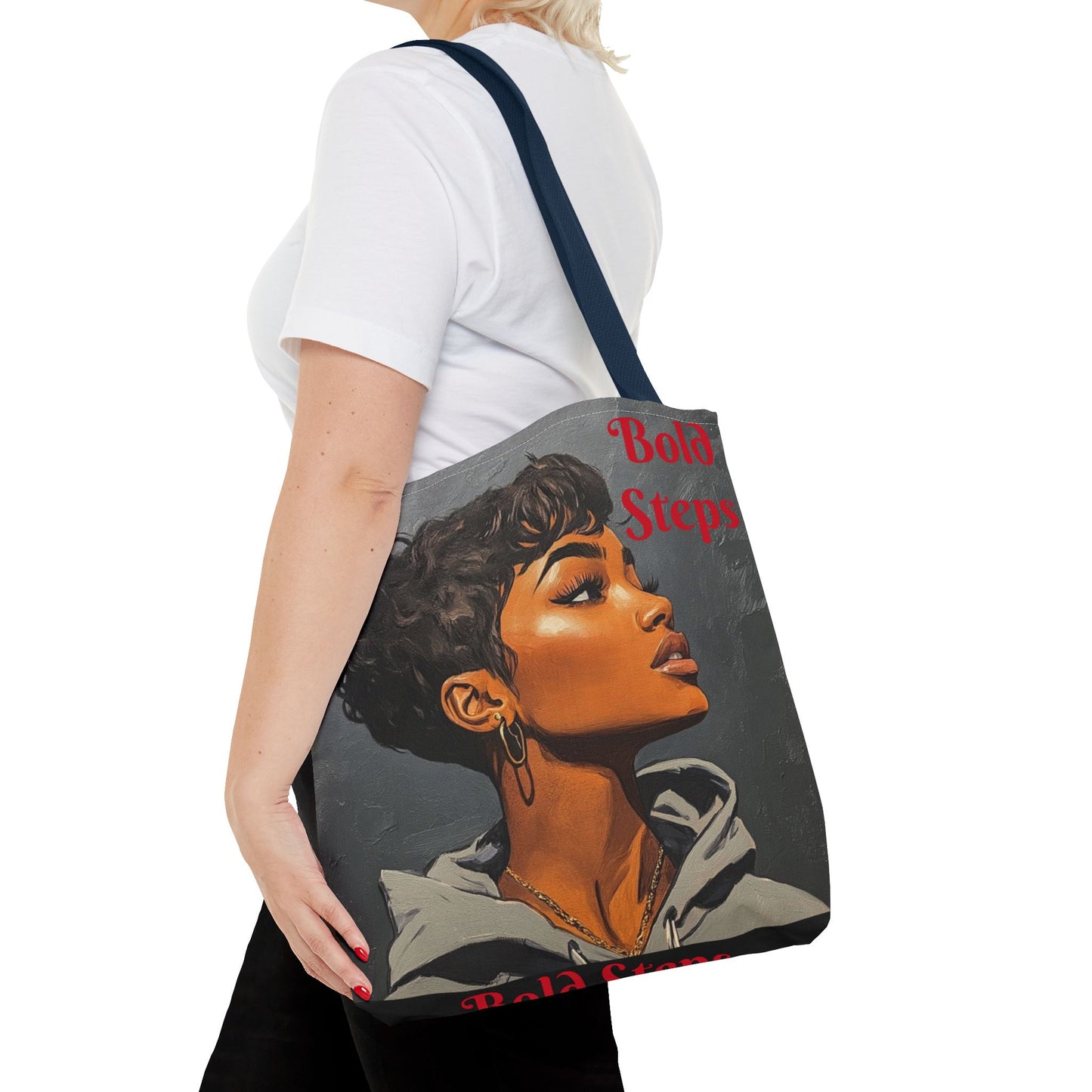Bold Steps Tote Bag (AOP) #T11