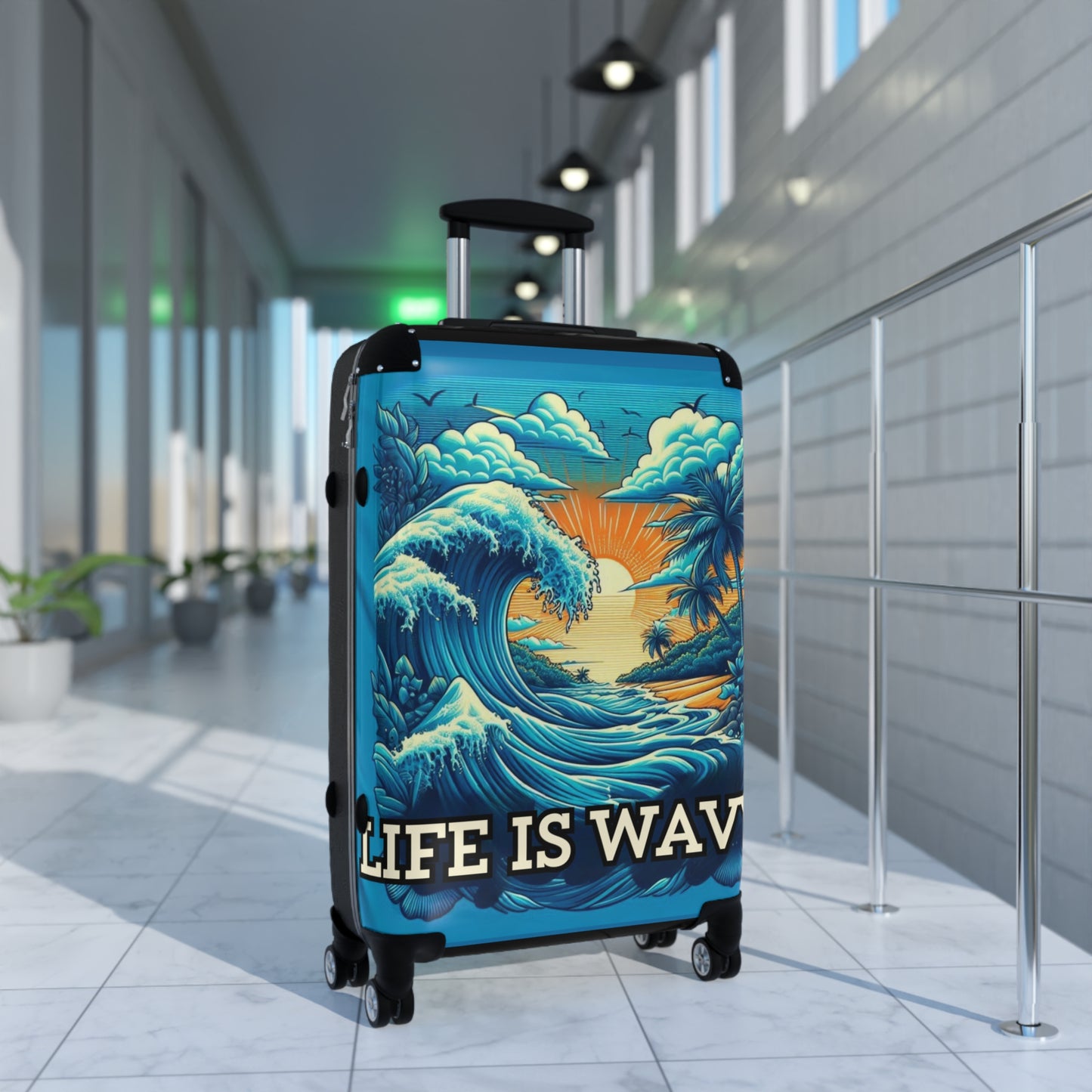 Life is Wavy Suitcases #LW3