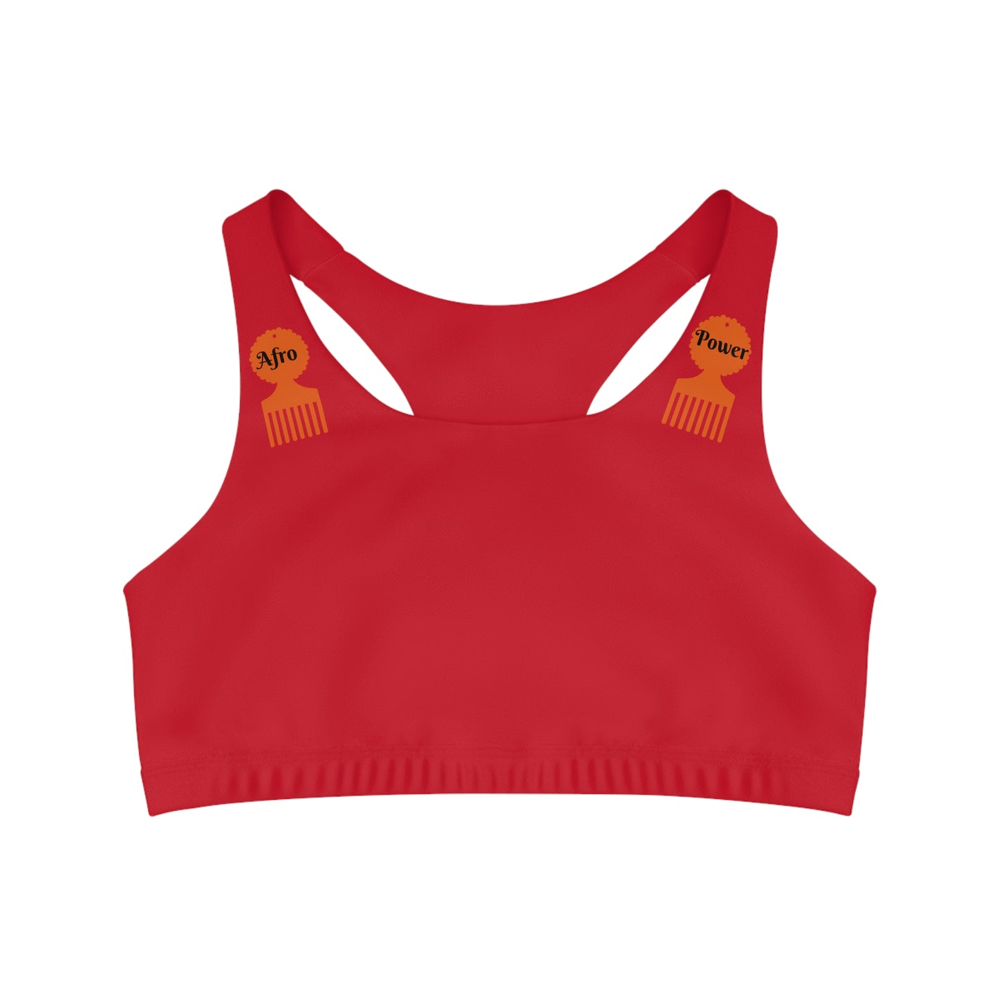 Afro Power Seamless Sports Bra (AOP) #AP1